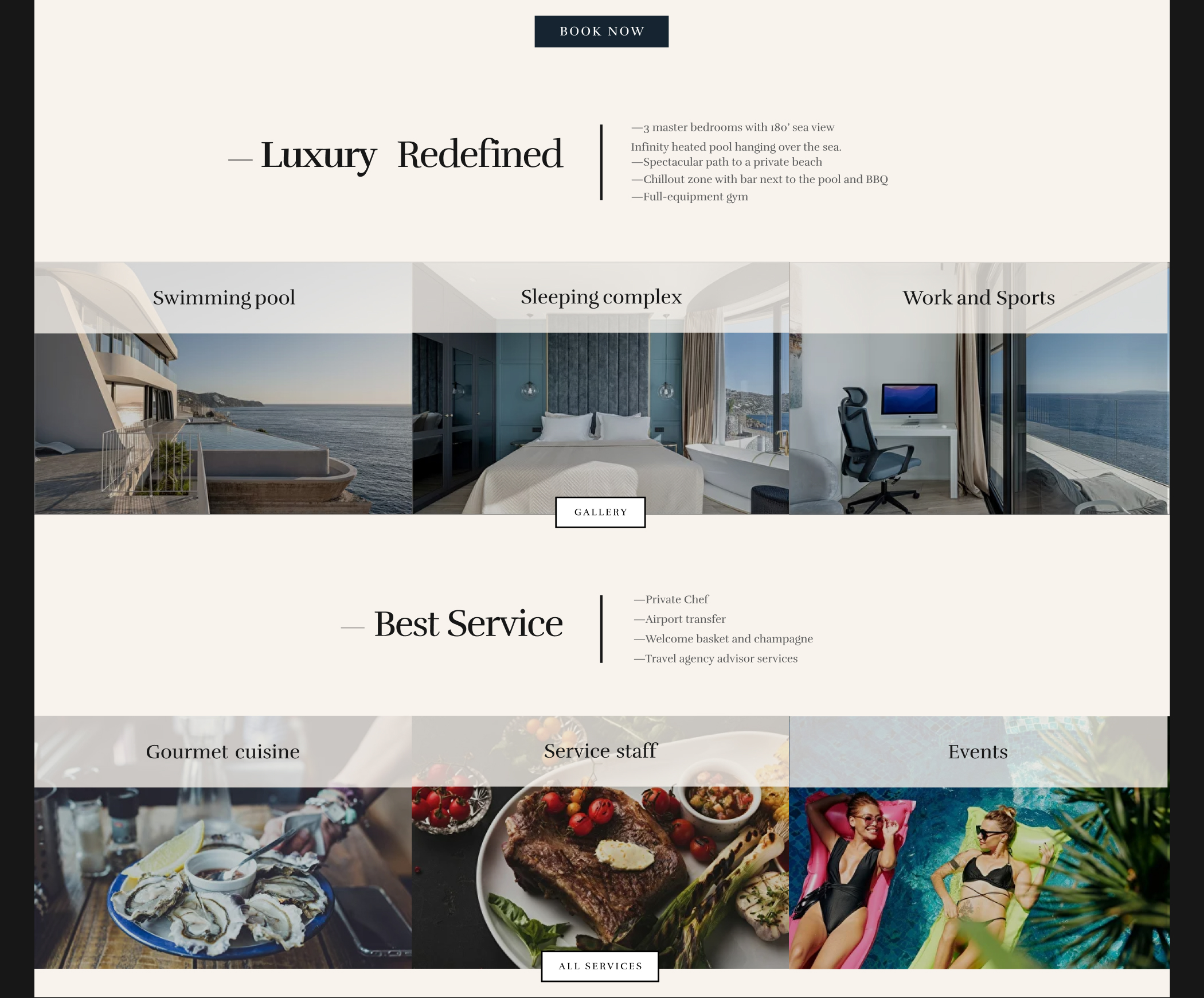 MELTEMY - Villa in Crete — Изображение №3 — Интерфейсы на Dprofile