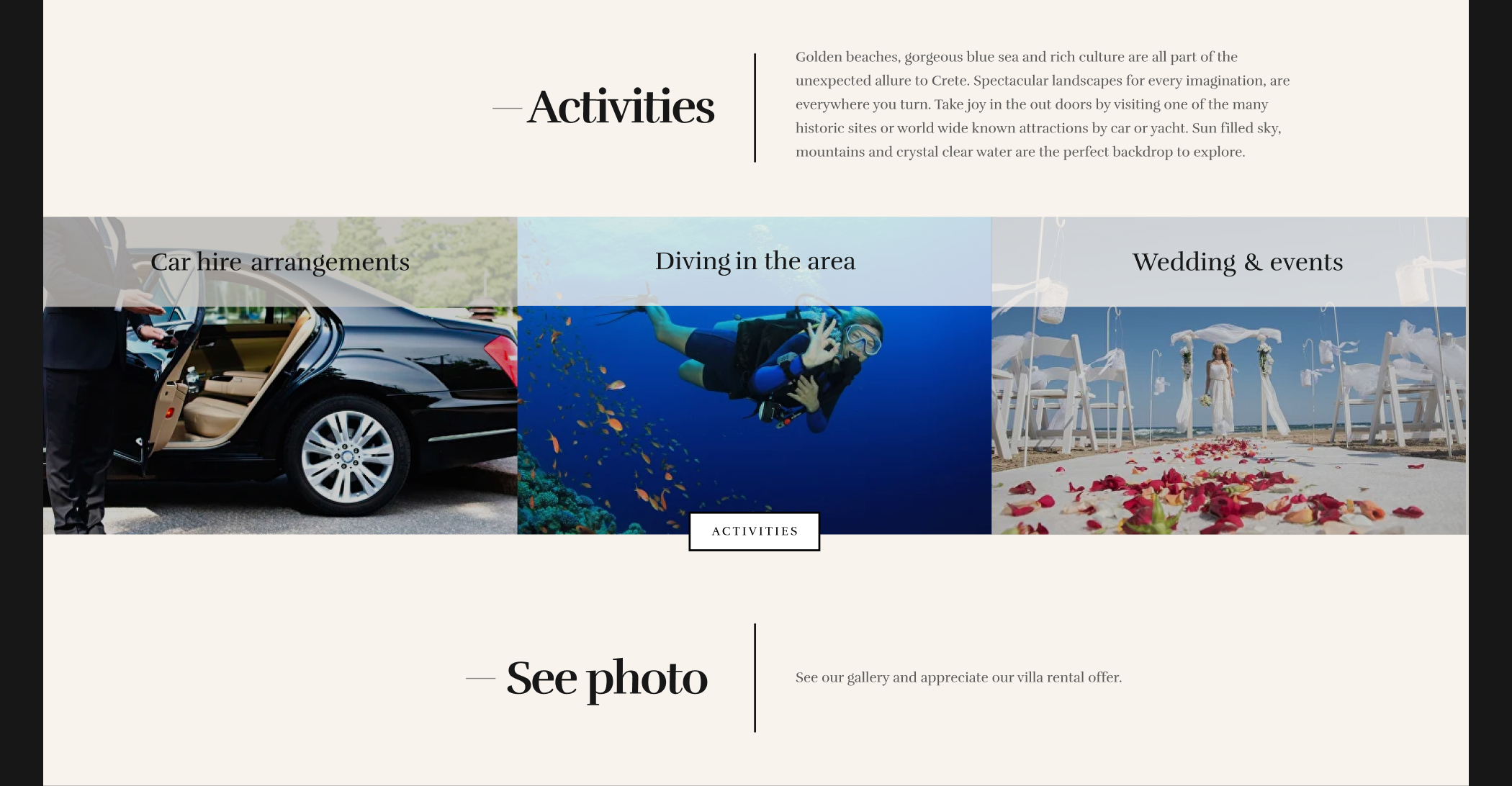 MELTEMY - Villa in Crete — Изображение №4 — Интерфейсы на Dprofile