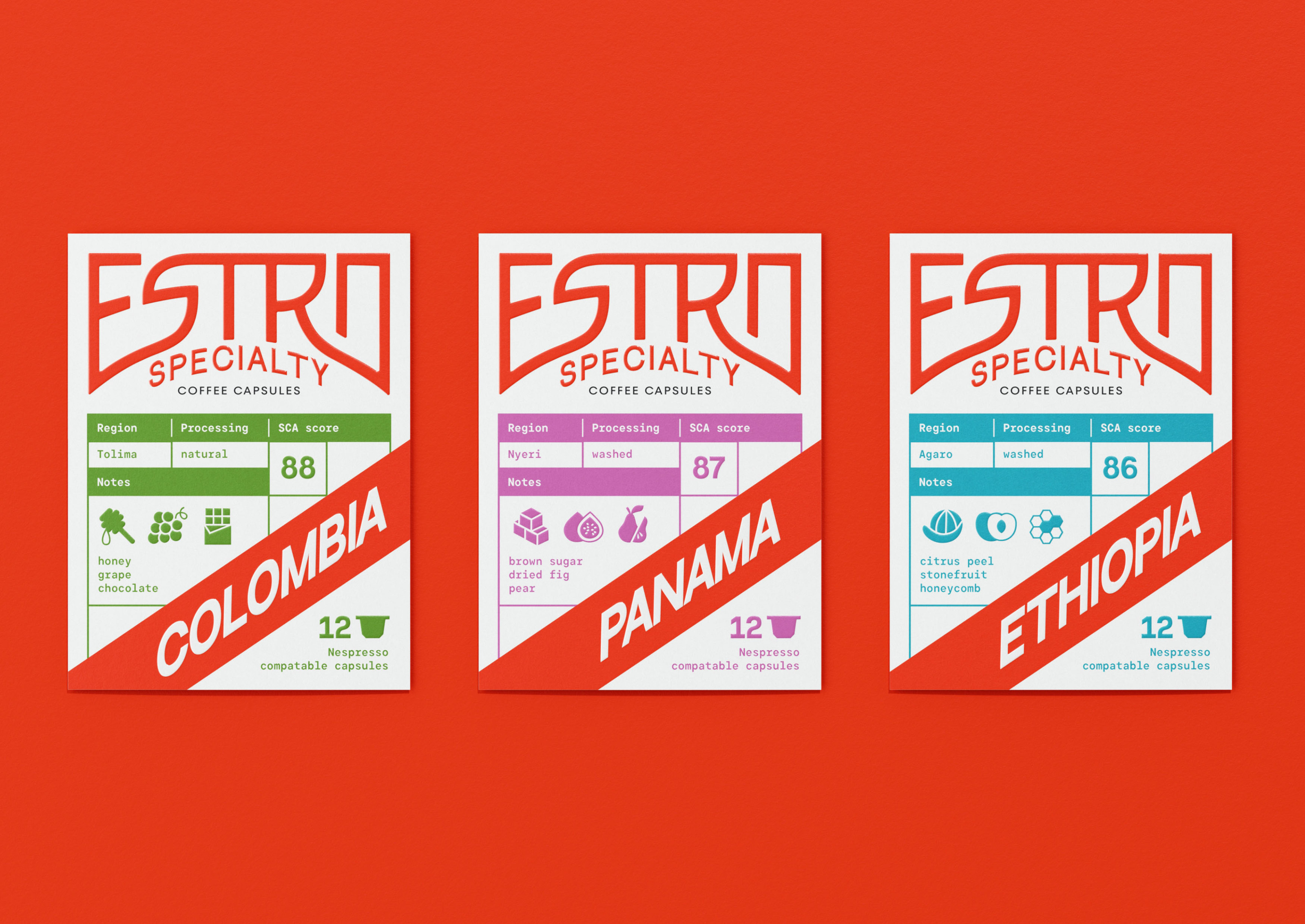 ESTRO — brand new coffee capsules — Изображение №10 — Брендинг на Dprofile