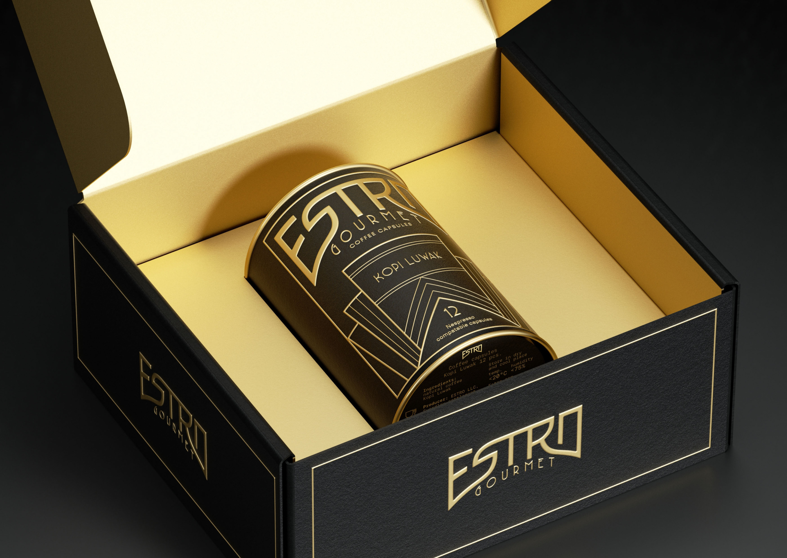 ESTRO — brand new coffee capsules — Изображение №7 — Брендинг на Dprofile