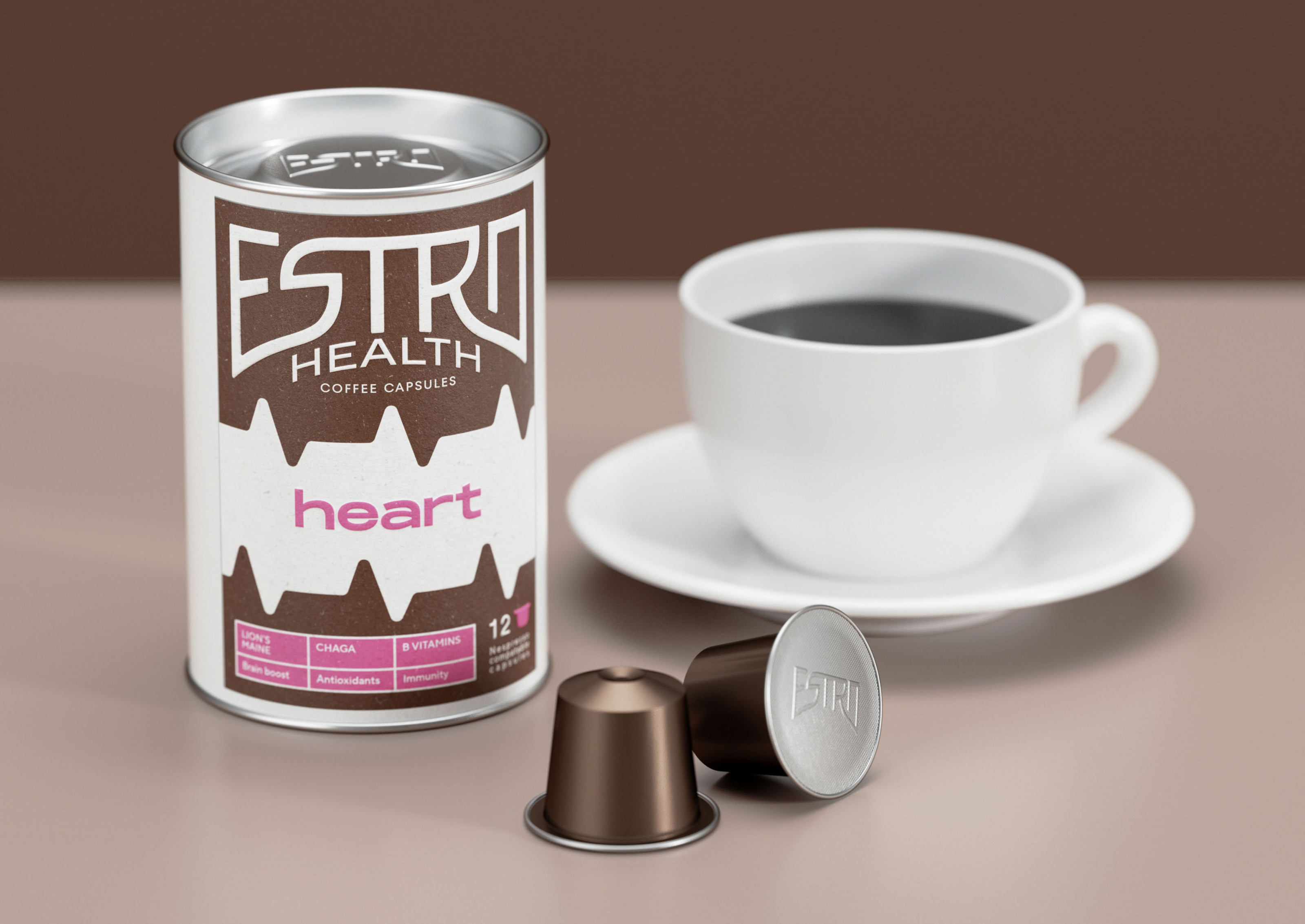 ESTRO — brand new coffee capsules — Изображение №19 — Брендинг на Dprofile