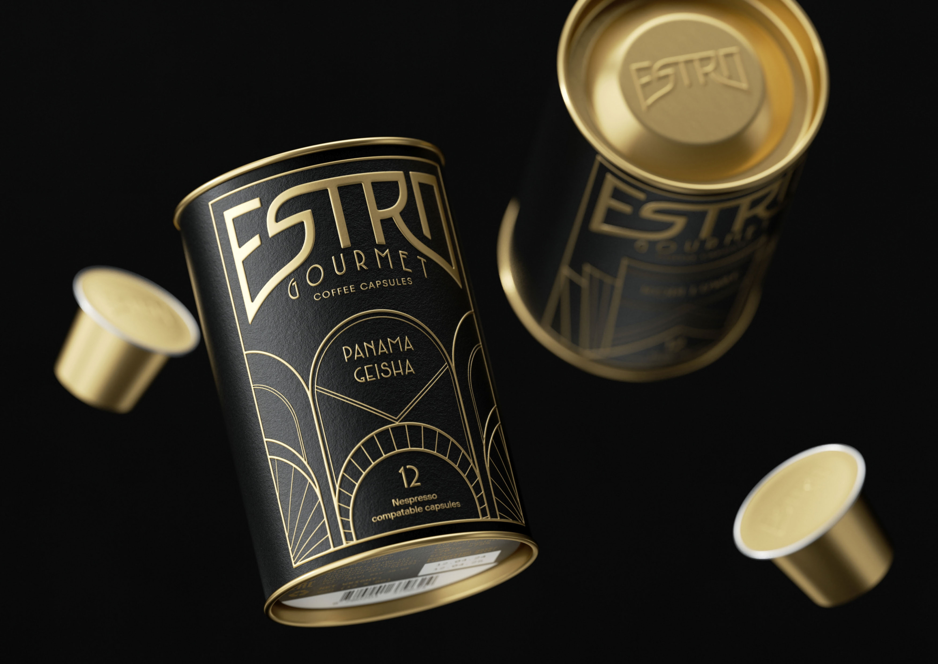 ESTRO — brand new coffee capsules — Изображение №4 — Брендинг на Dprofile