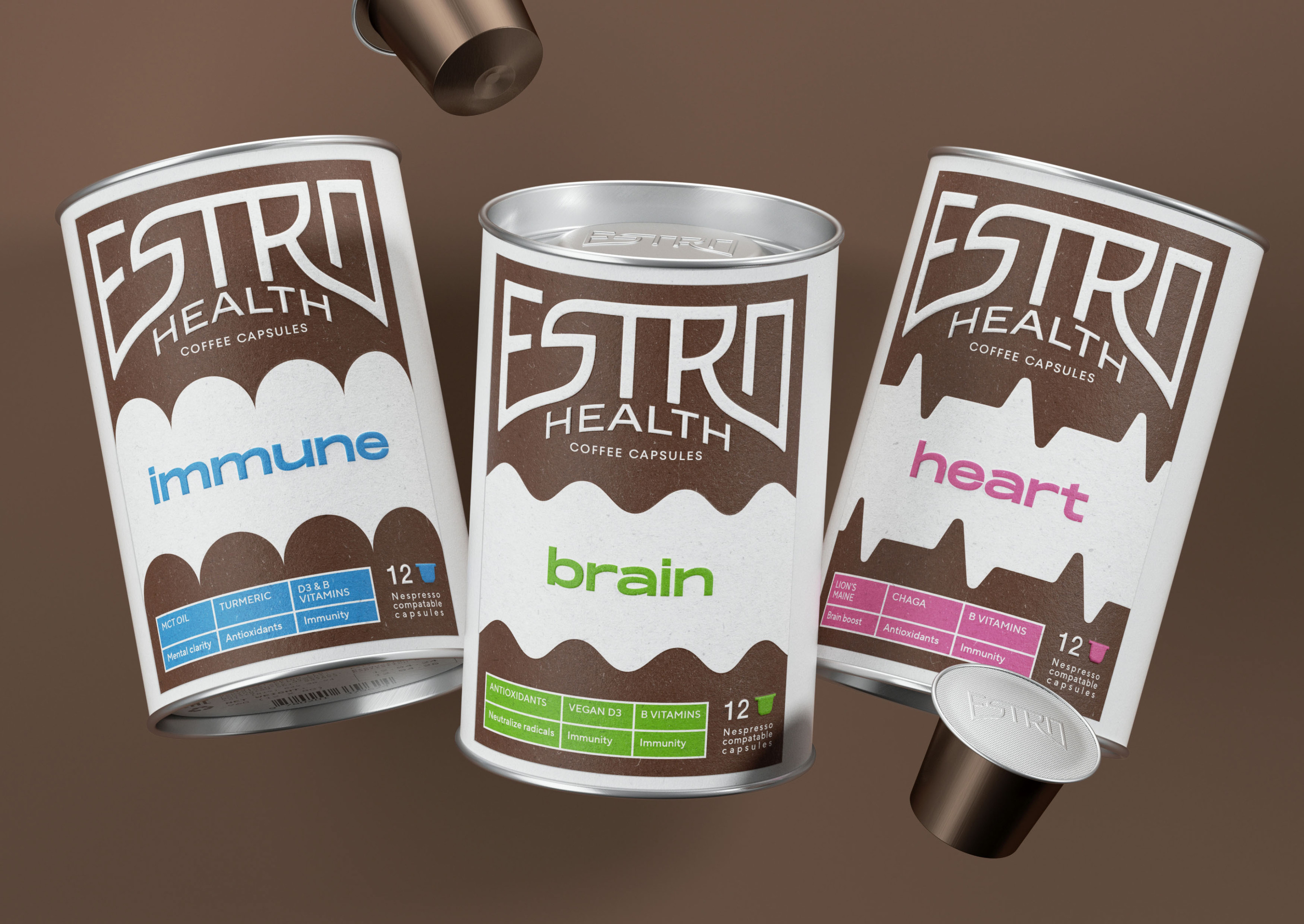 ESTRO — brand new coffee capsules — Изображение №20 — Брендинг на Dprofile