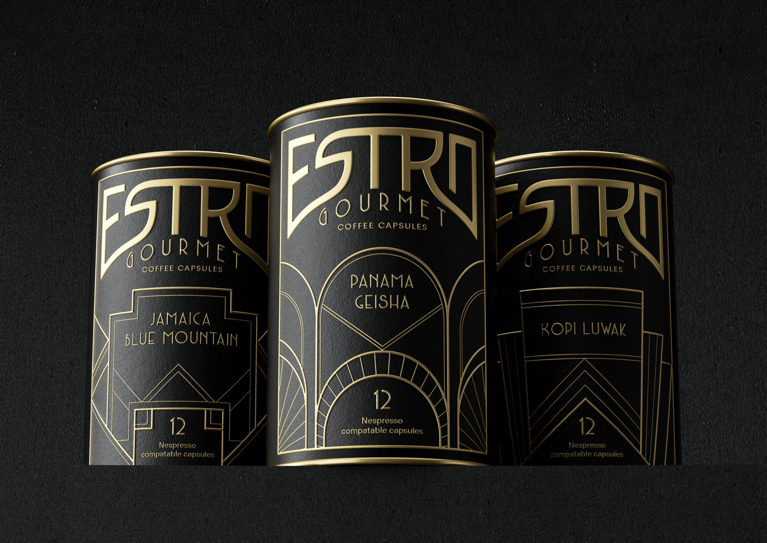 ESTRO — brand new coffee capsules — Изображение №6 — Брендинг на Dprofile