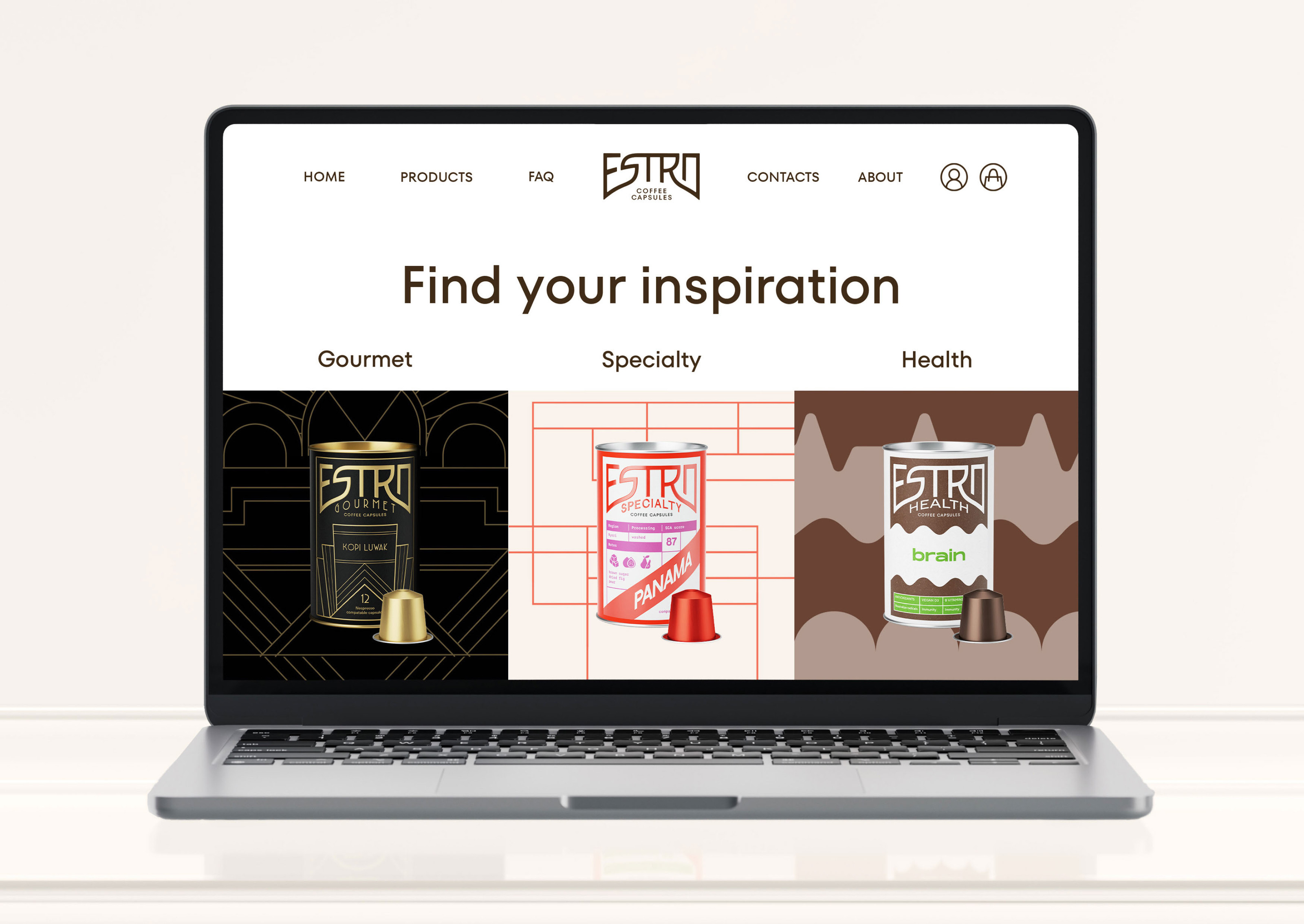 ESTRO — brand new coffee capsules — Изображение №26 — Брендинг на Dprofile