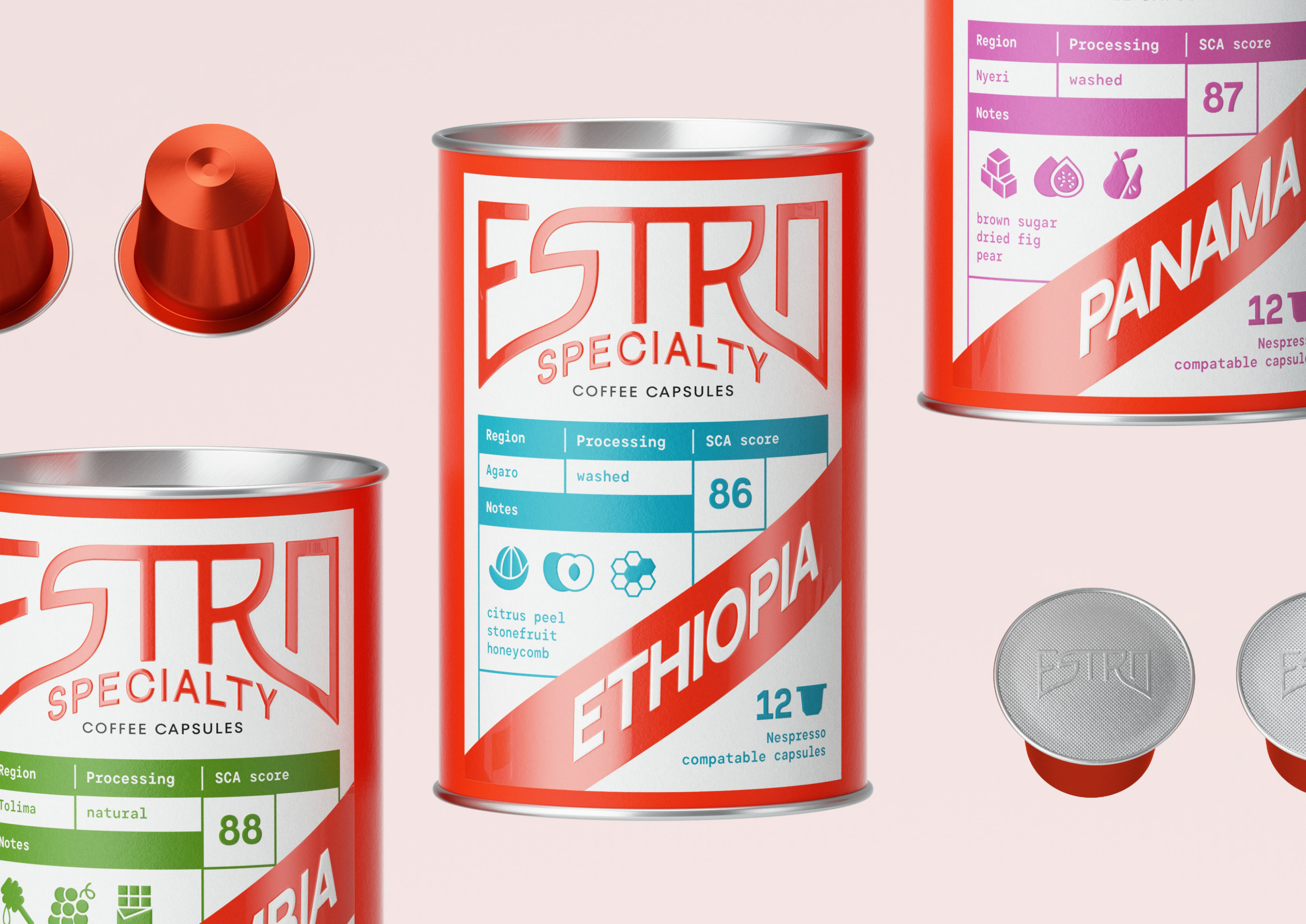 ESTRO — brand new coffee capsules — Изображение №14 — Брендинг на Dprofile