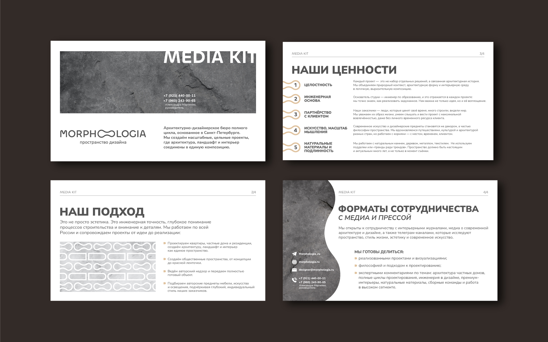 MORPHOLOGIA | Дизайн интерьеров | АйдентикаBrand | Логотип — Изображение №13 — Брендинг, Графика на Dprofile
