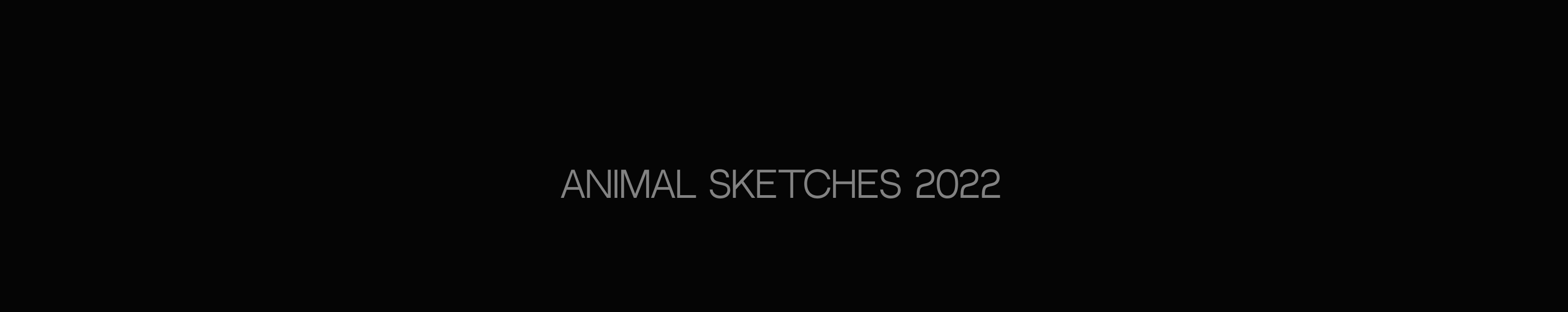 Animal sketches 2022 — Изображение №1 — Иллюстрация на Dprofile