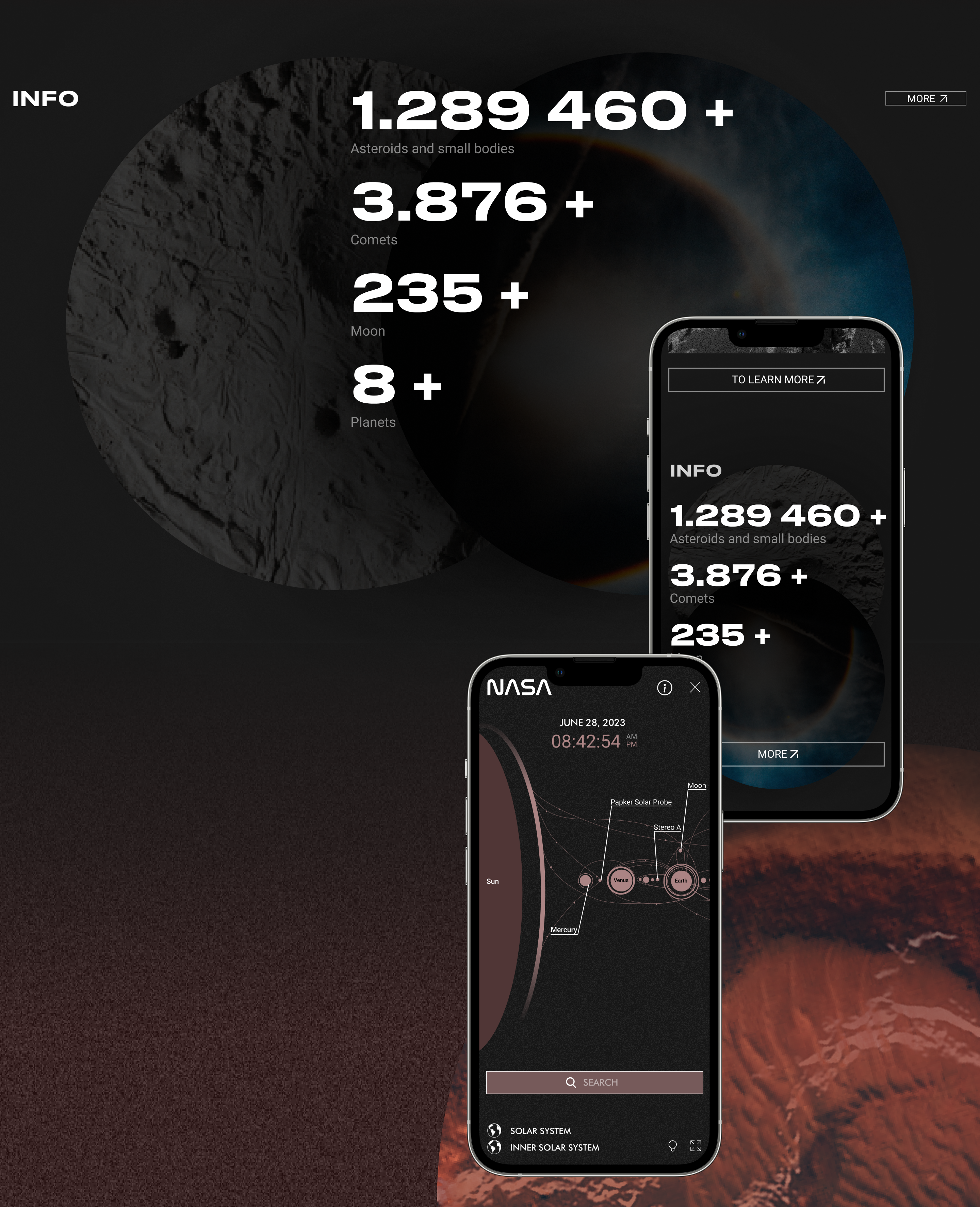 NASA Deep Dive Planetary Website — redesign — Изображение №5 — Интерфейсы на Dprofile