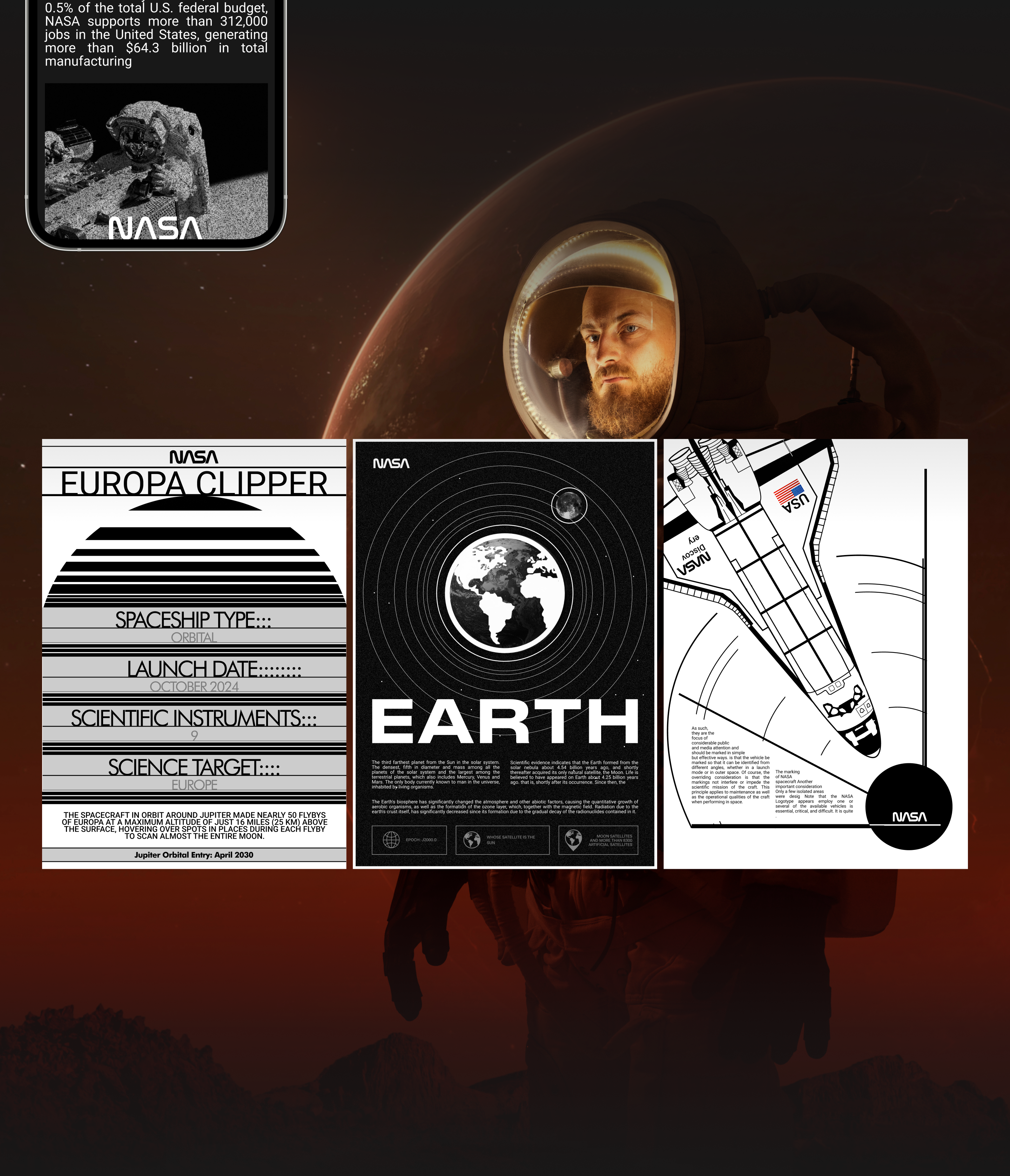 NASA Deep Dive Planetary Website — redesign — Изображение №4 — Интерфейсы на Dprofile