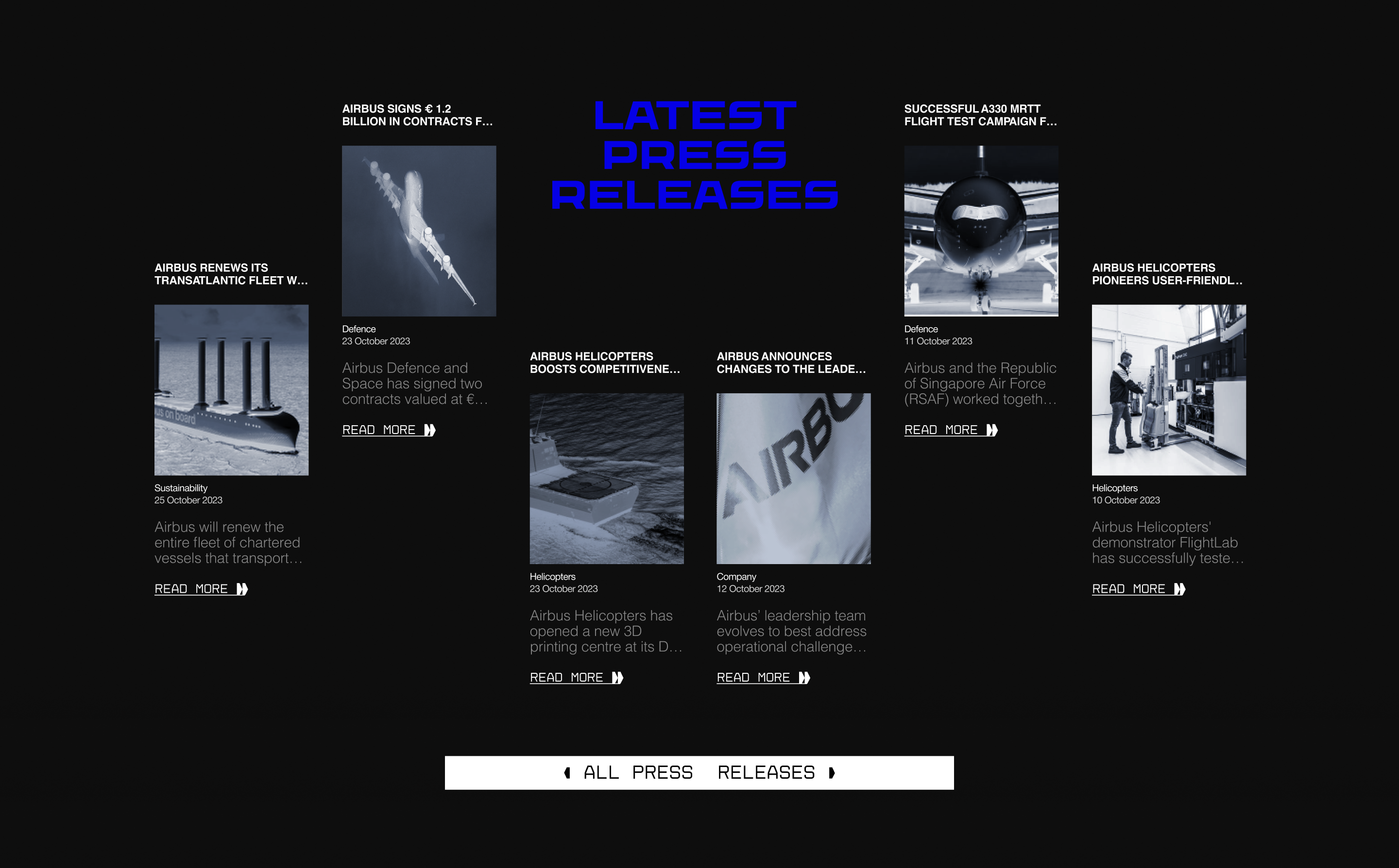 Redesign Airbus corporate website — Изображение №25 — Интерфейсы на Dprofile