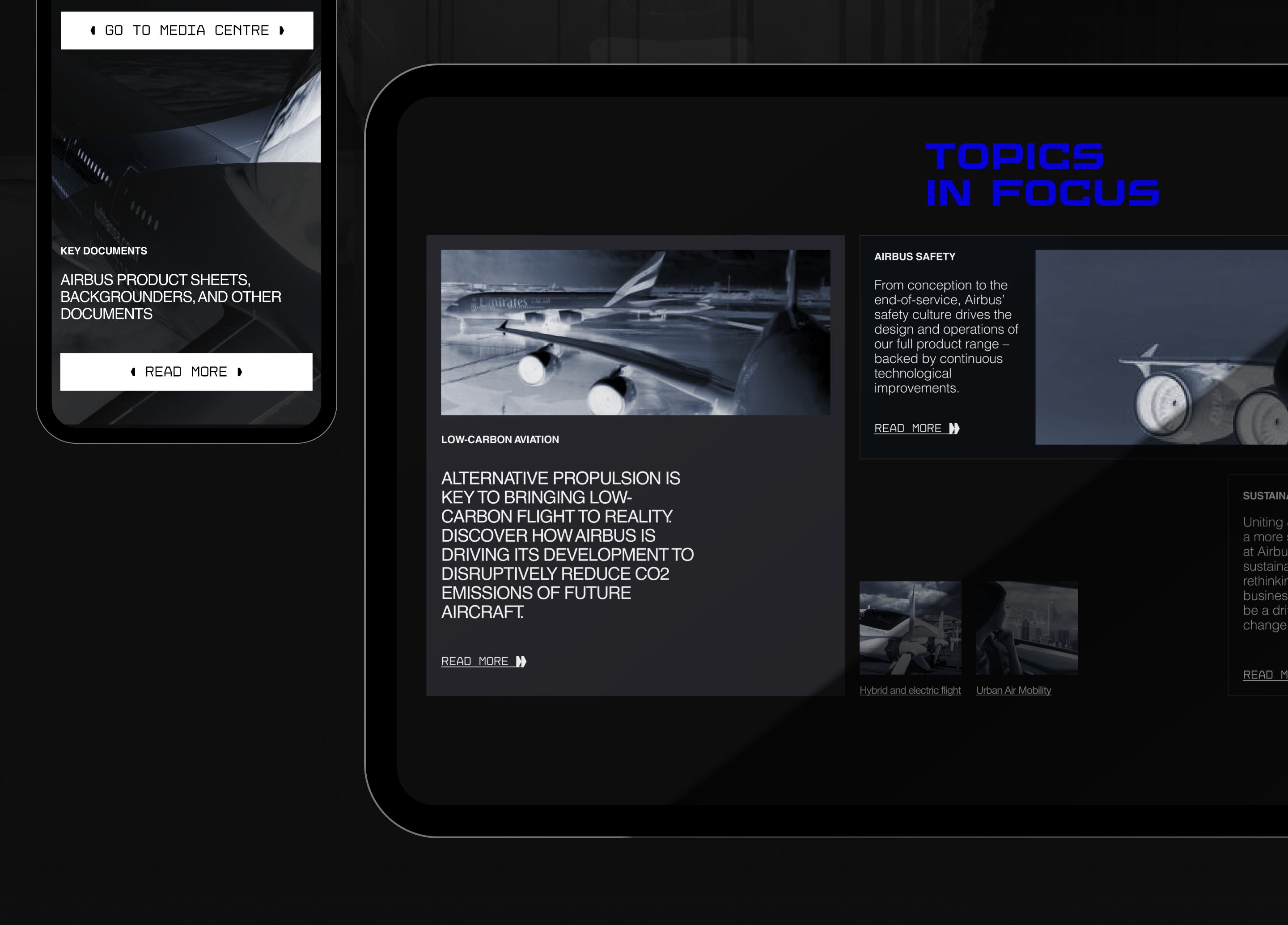 Redesign Airbus corporate website — Изображение №27 — Интерфейсы на Dprofile