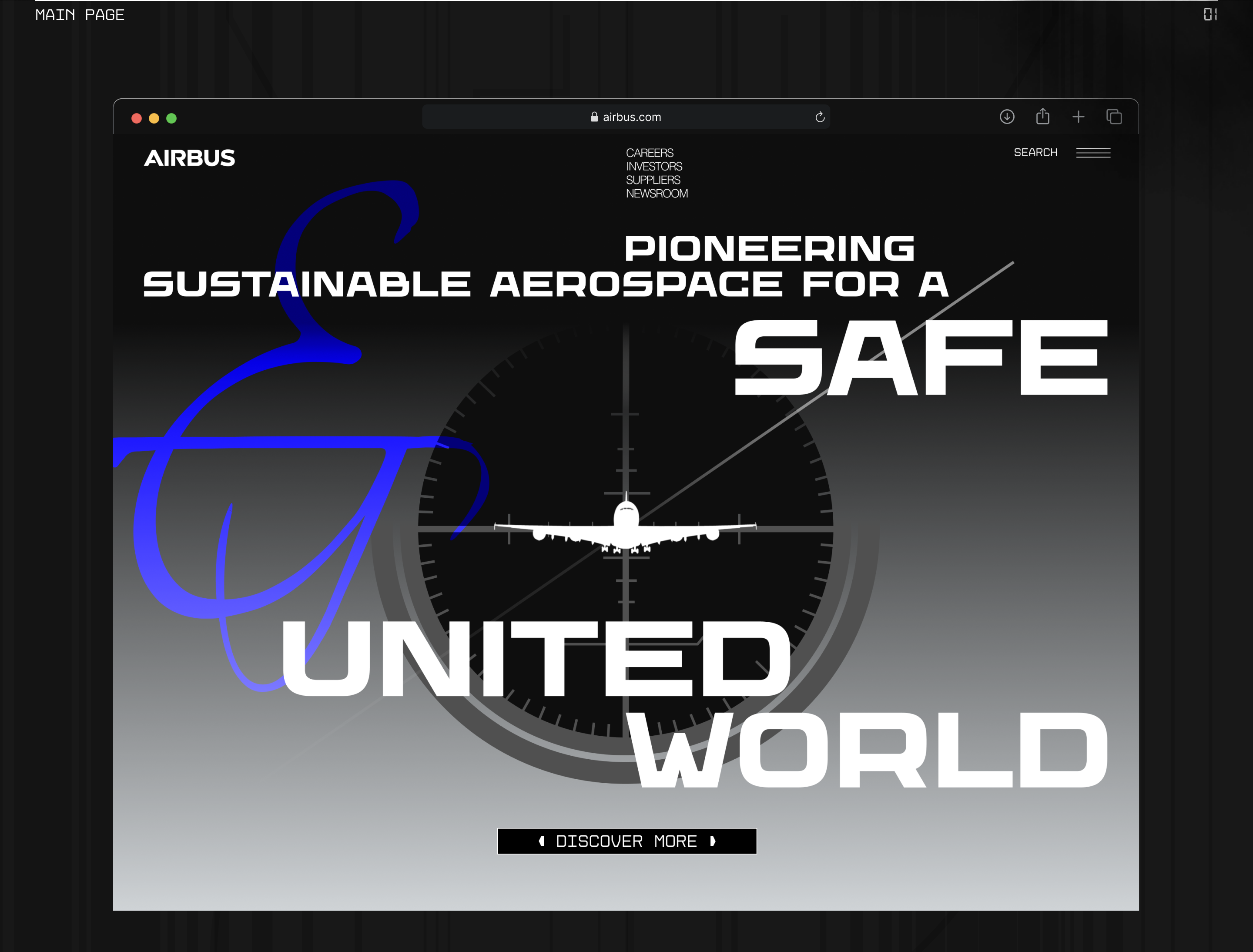 Redesign Airbus corporate website — Изображение №3 — Интерфейсы на Dprofile