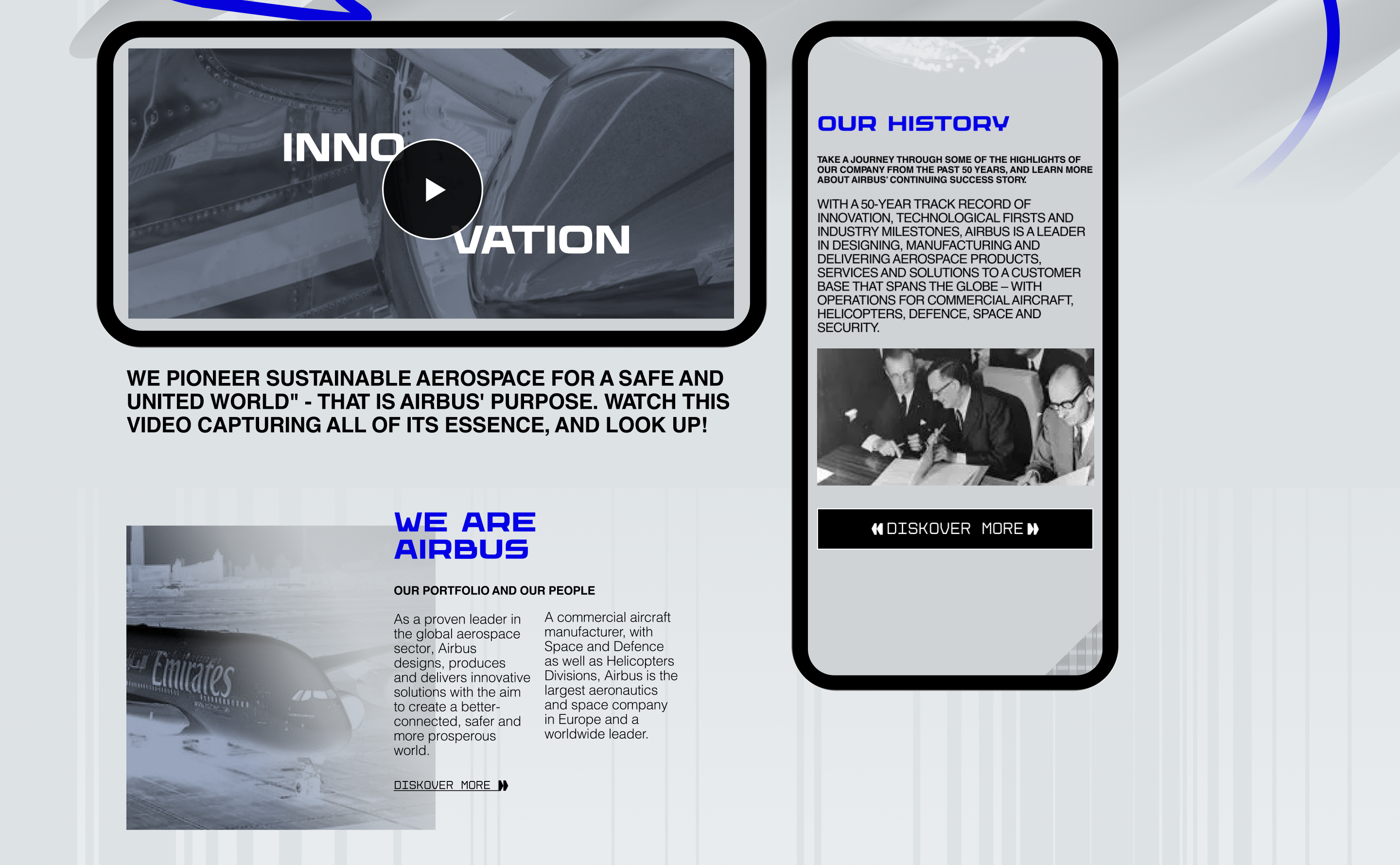 Redesign Airbus corporate website — Изображение №14 — Интерфейсы на Dprofile