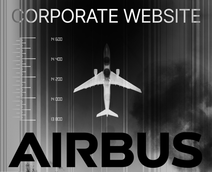 Redesign Airbus corporate website — Интерфейсы на Dprofile