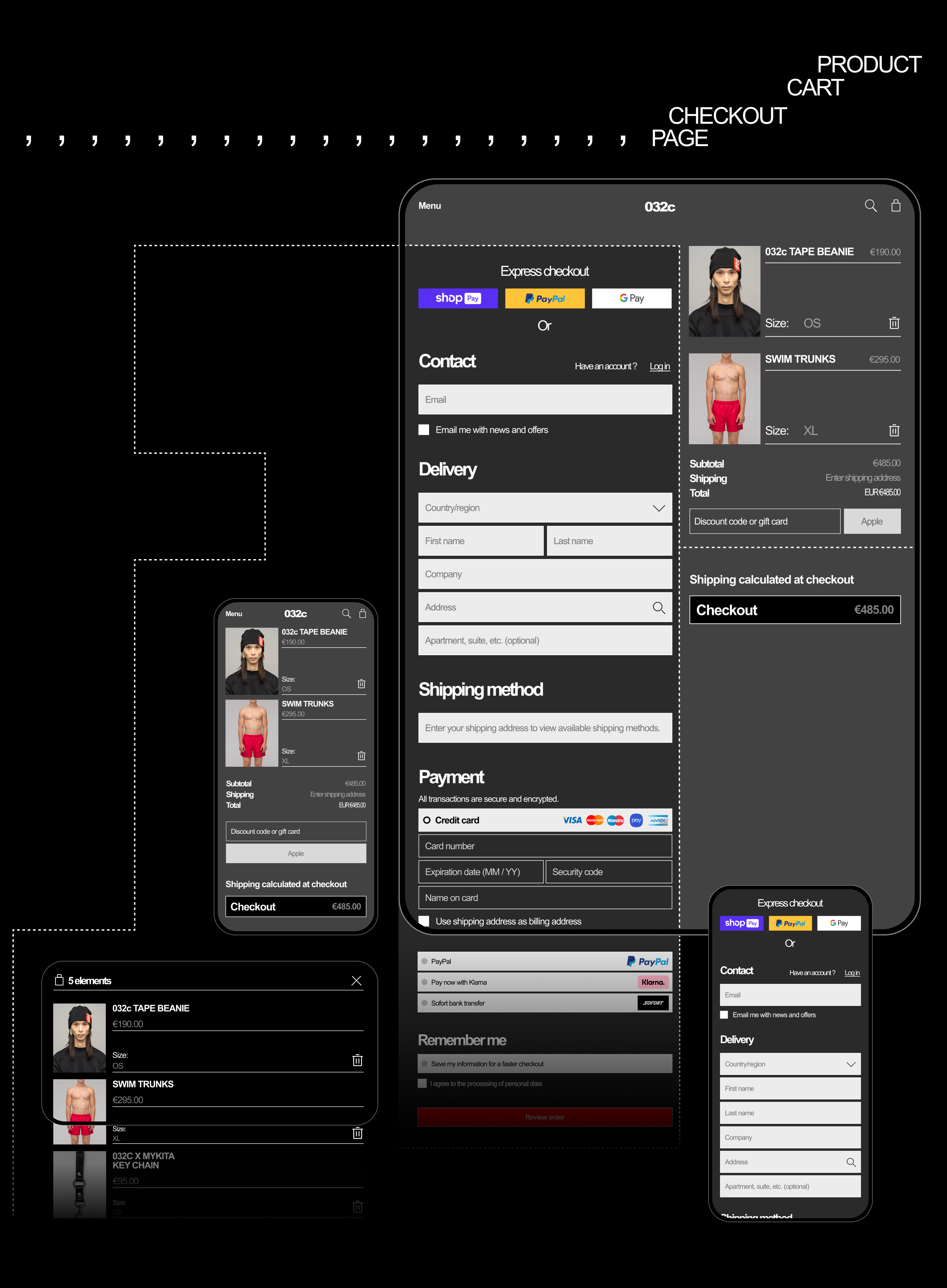 Redesign of online store 032c — Изображение №12 — Интерфейсы на Dprofile