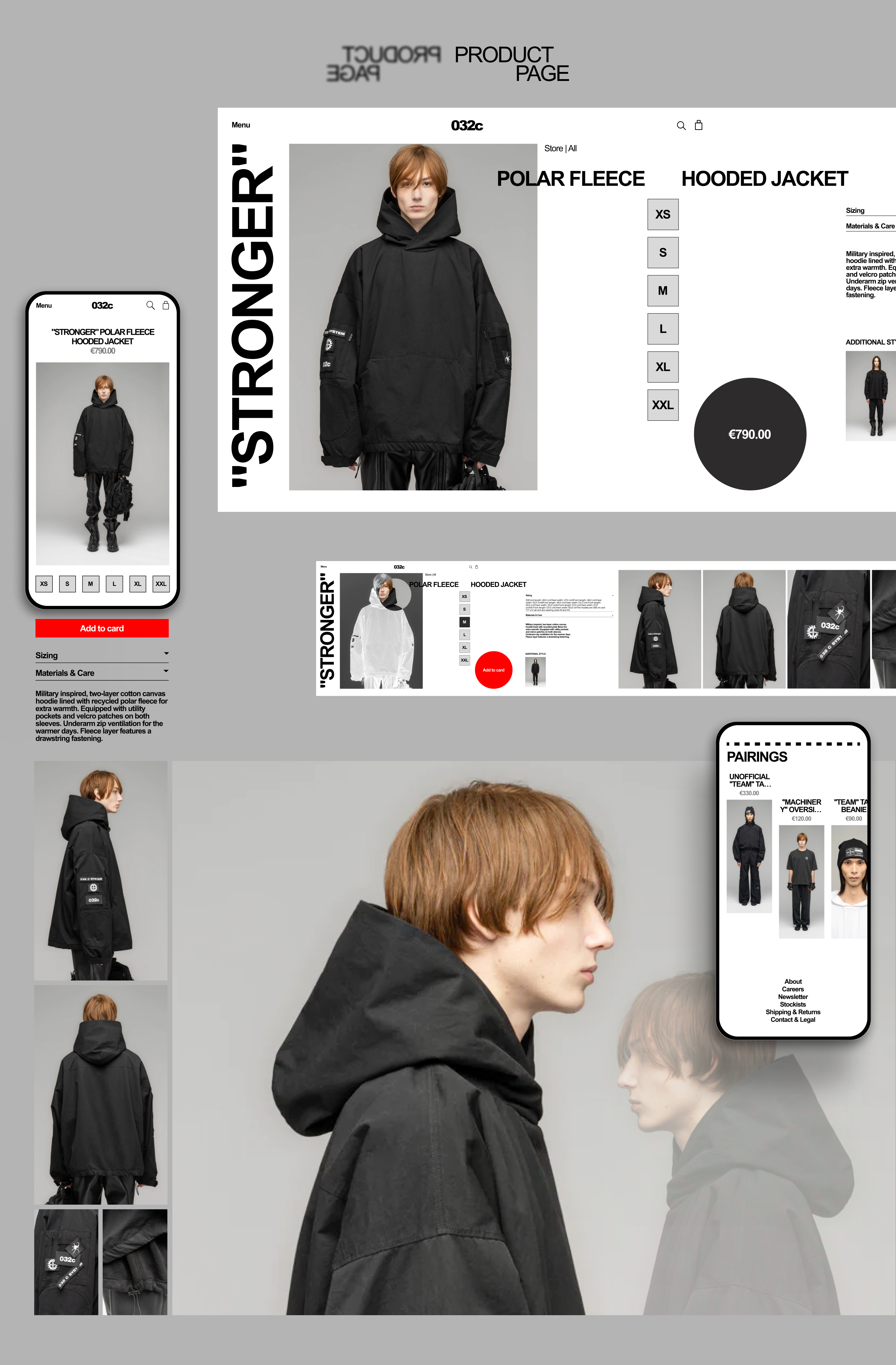 Redesign of online store 032c — Изображение №11 — Интерфейсы на Dprofile