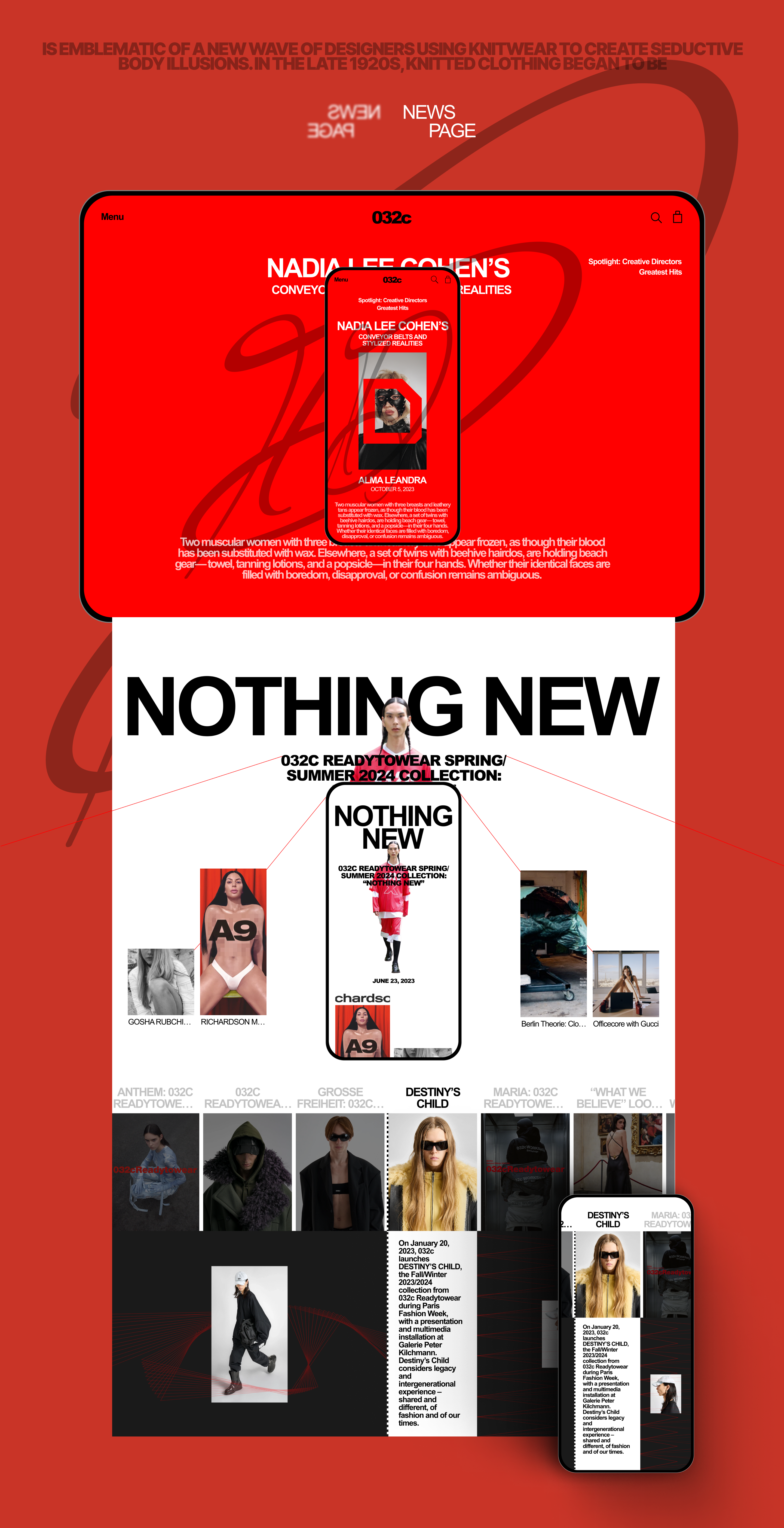 Redesign of online store 032c — Изображение №13 — Интерфейсы на Dprofile