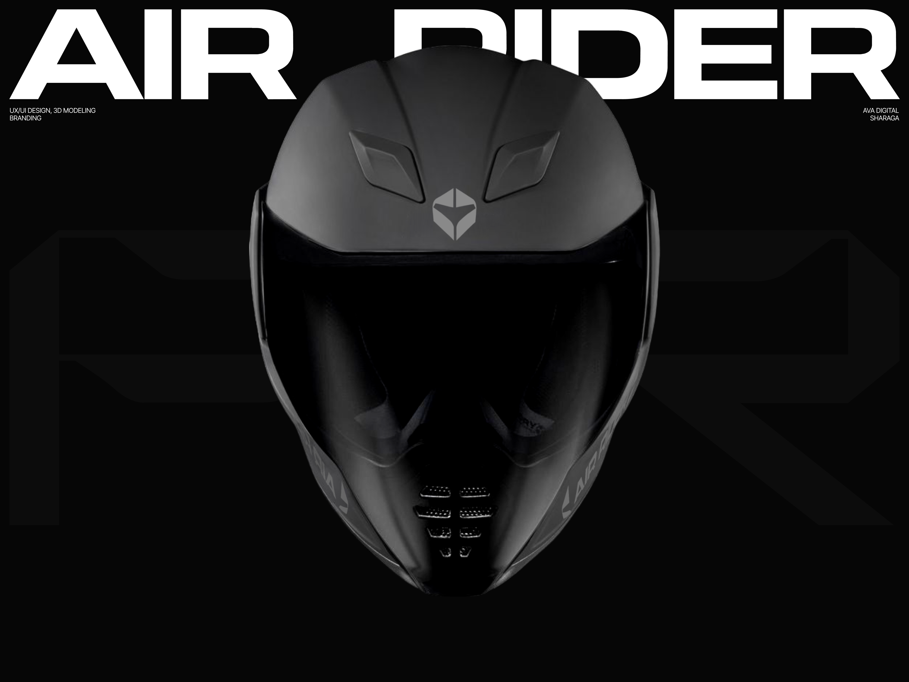 AIR RIDER | Motorcycle helmet — Изображение №1 — Интерфейсы, Анимация на Dprofile