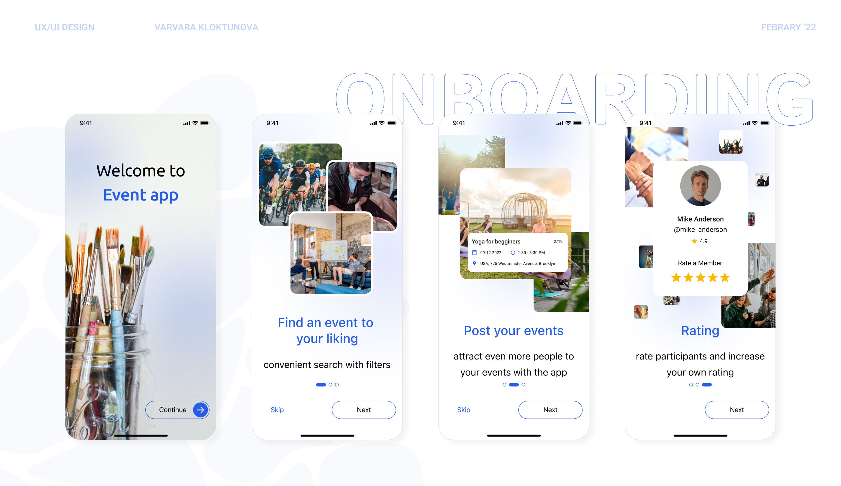 Event app - приложение для публикации и поиска мероприятий — Изображение №11 — Интерфейсы на Dprofile