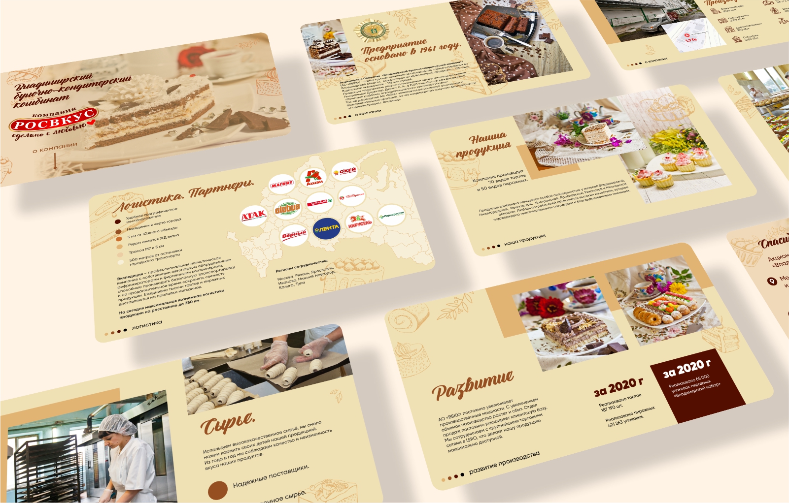 Презентация для компании "Росвкус" — Изображение №1 — Графика, Маркетинг на Dprofile