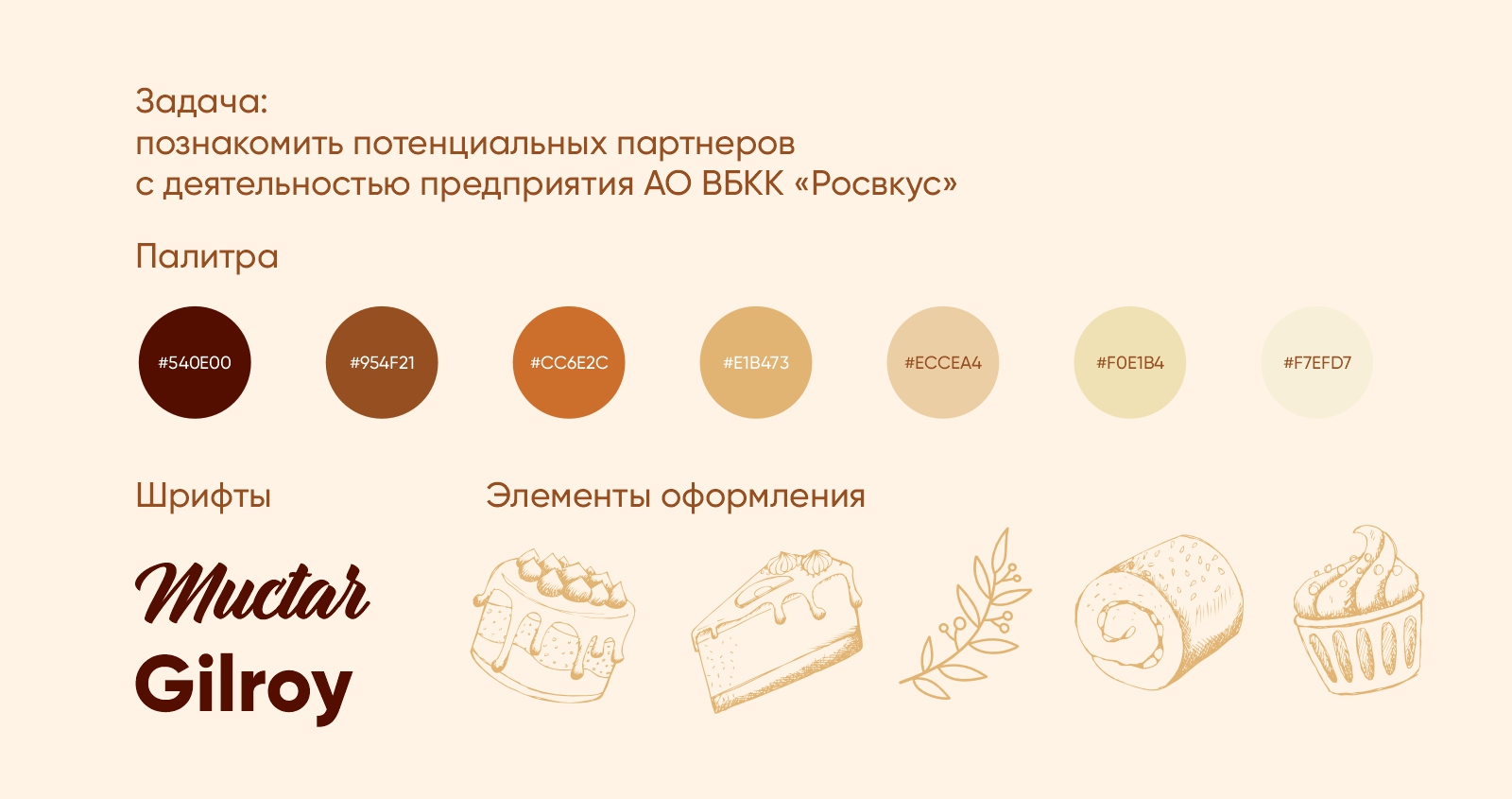 Презентация для компании "Росвкус" — Изображение №2 — Графика, Маркетинг на Dprofile