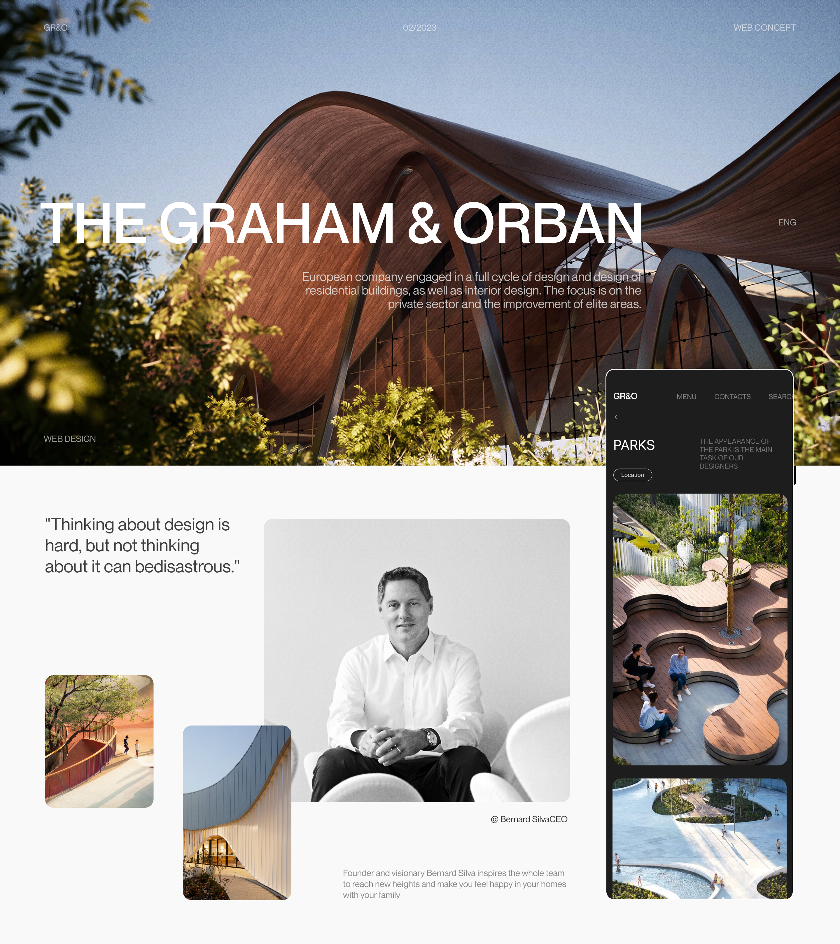 Web design site for an architectural studio — Изображение №1 — Маркетинг, Интерфейсы на Dprofile