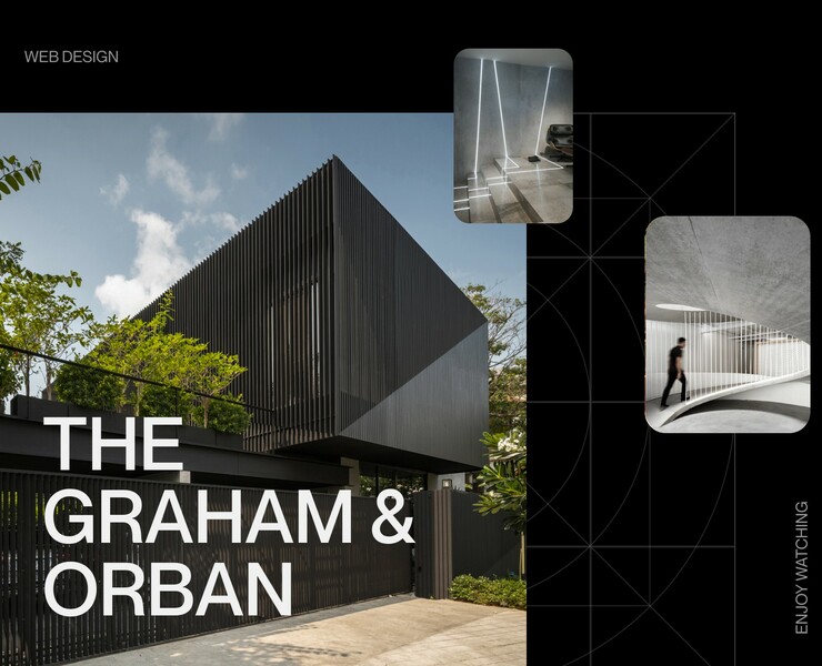 Web design site for an architectural studio — Интерфейсы, Маркетинг на Dprofile