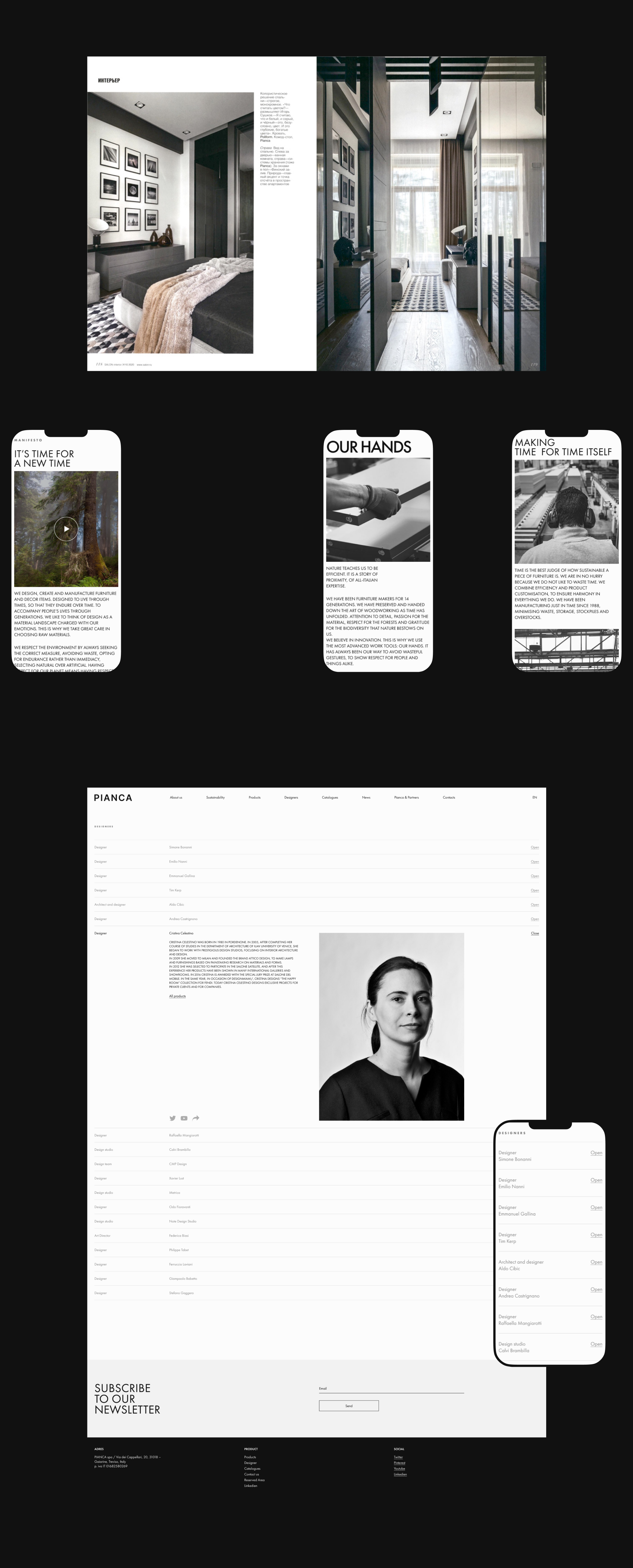 PIANKA — Изображение №6 — Интерфейсы на Dprofile