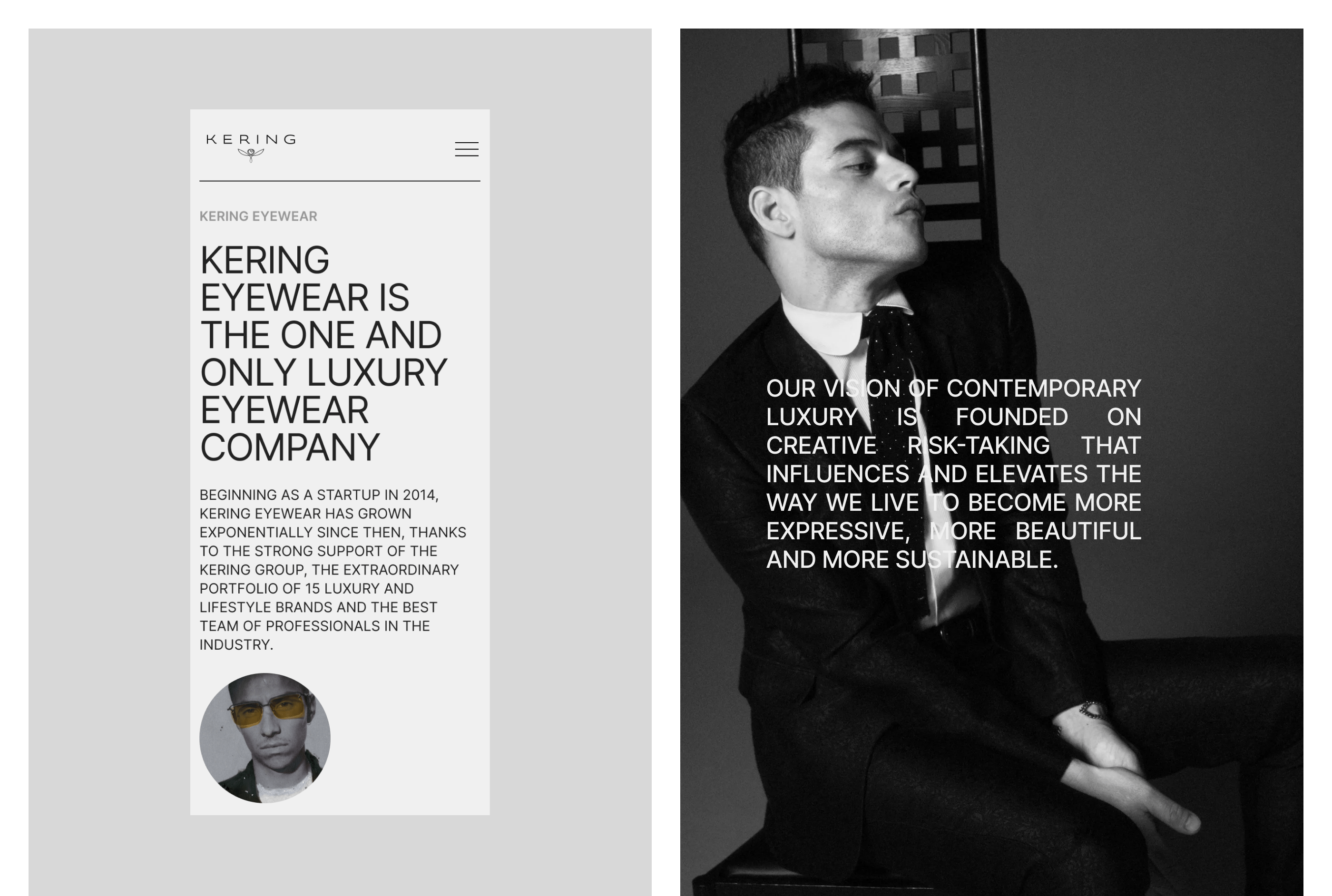 Kering | Corporate Redesign — Изображение №8 — Интерфейсы на Dprofile