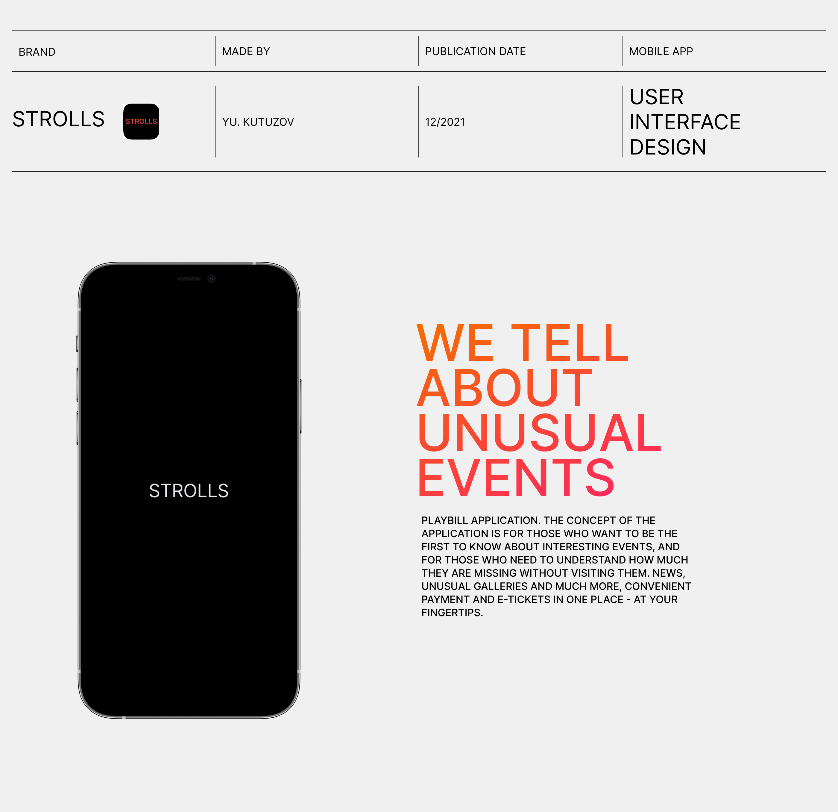 Playbill-app | Order and search for events — Изображение №1 — Интерфейсы на Dprofile