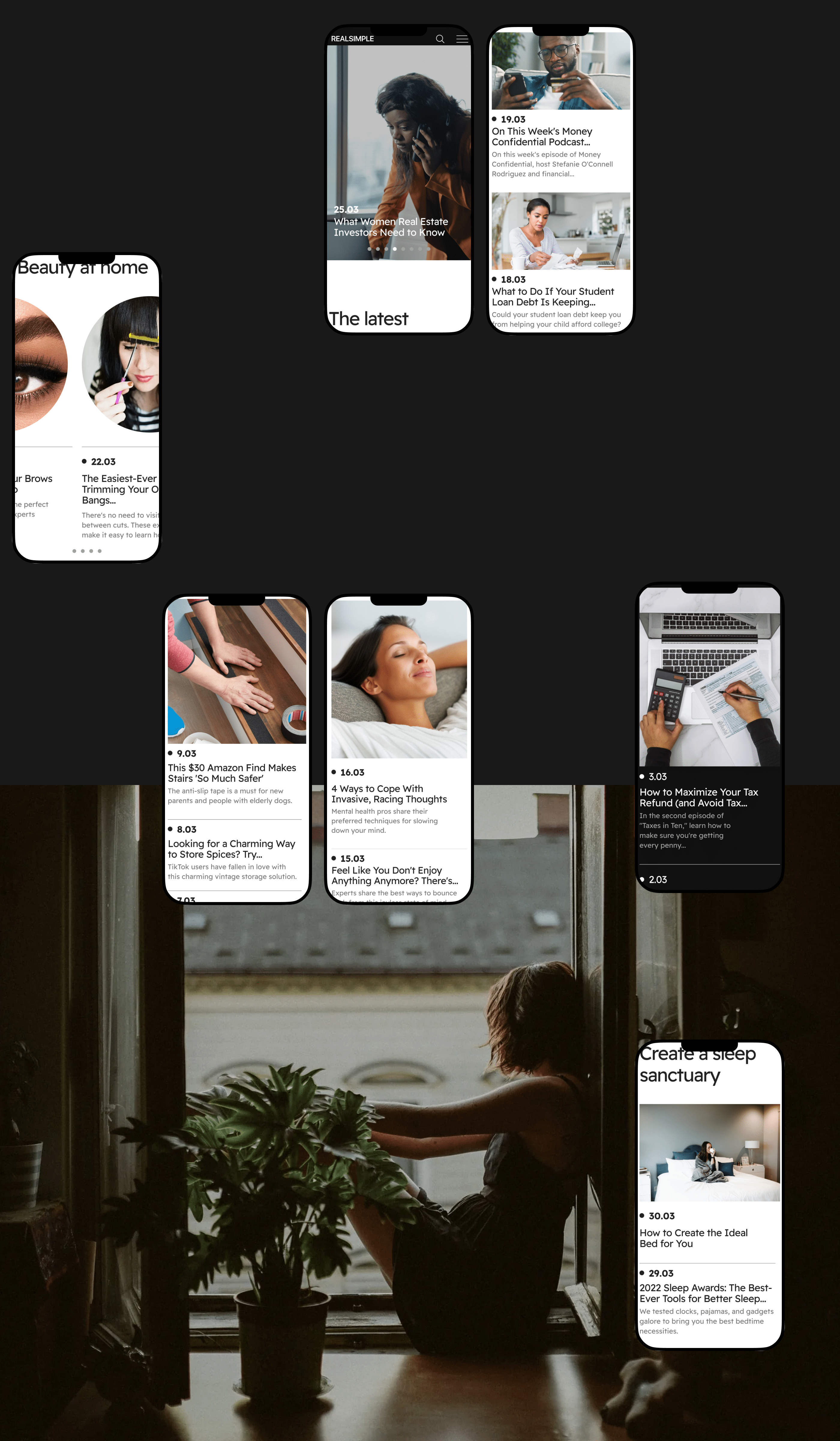 REALSIMPLE | News site — Изображение №3 — Интерфейсы на Dprofile