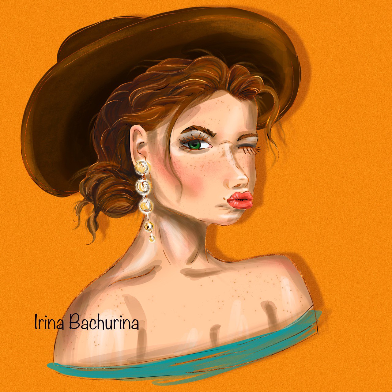 Портреты девушек — Изображение №3 — Иллюстрация на Dprofile