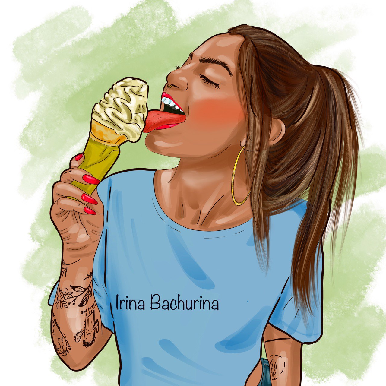 Портреты девушек — Изображение №5 — Иллюстрация на Dprofile