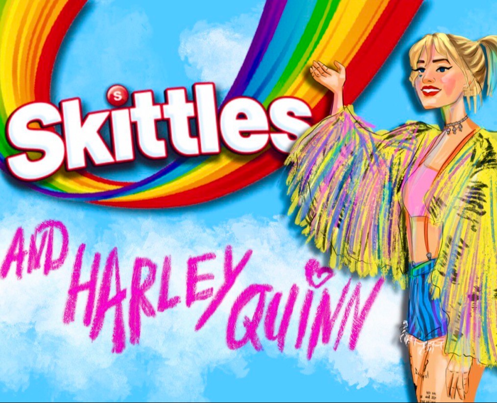 Персонаж для рекламной иллюстрации конфет Skittles — Иллюстрация, Маркетинг на Dprofile