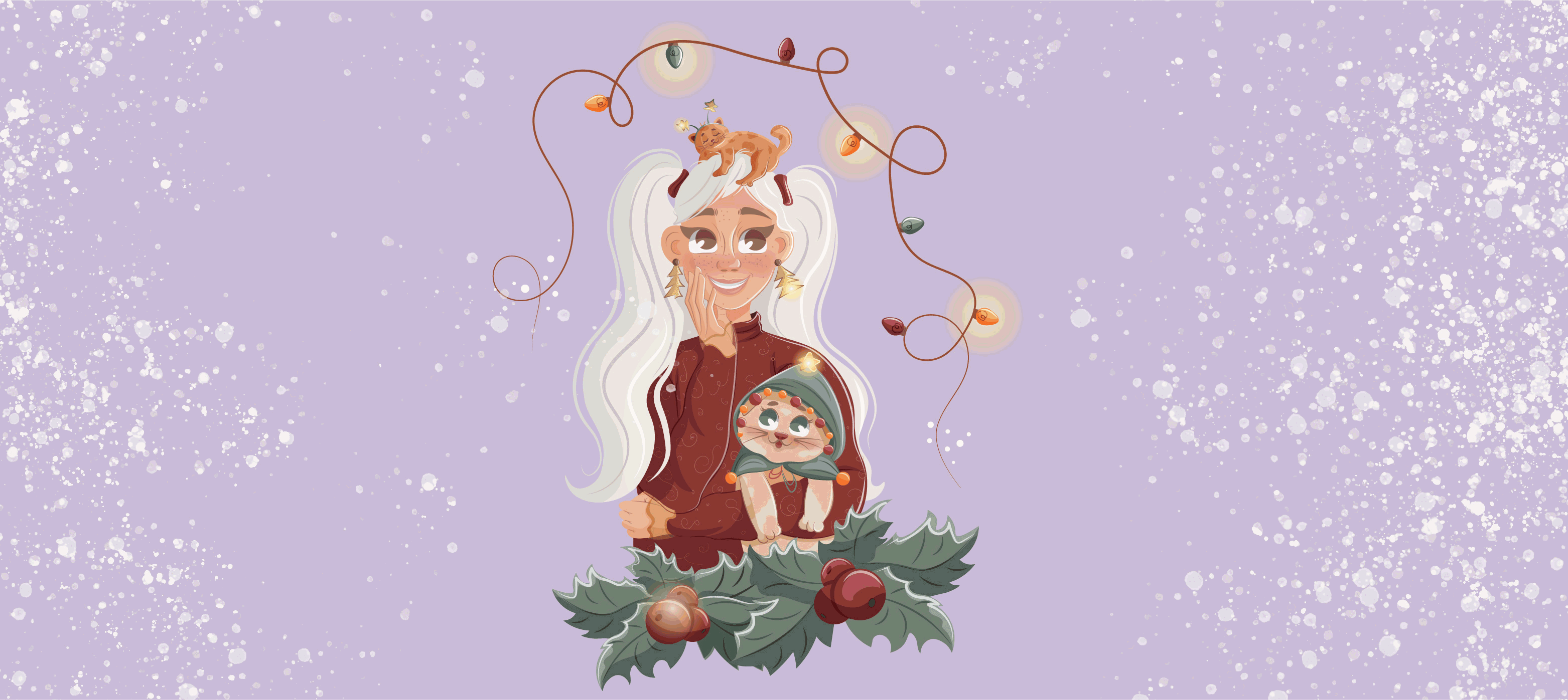 Новогодний дизайн стаканчиков кофе (этикетка) — Изображение №4 — Брендинг, Иллюстрация на Dprofile