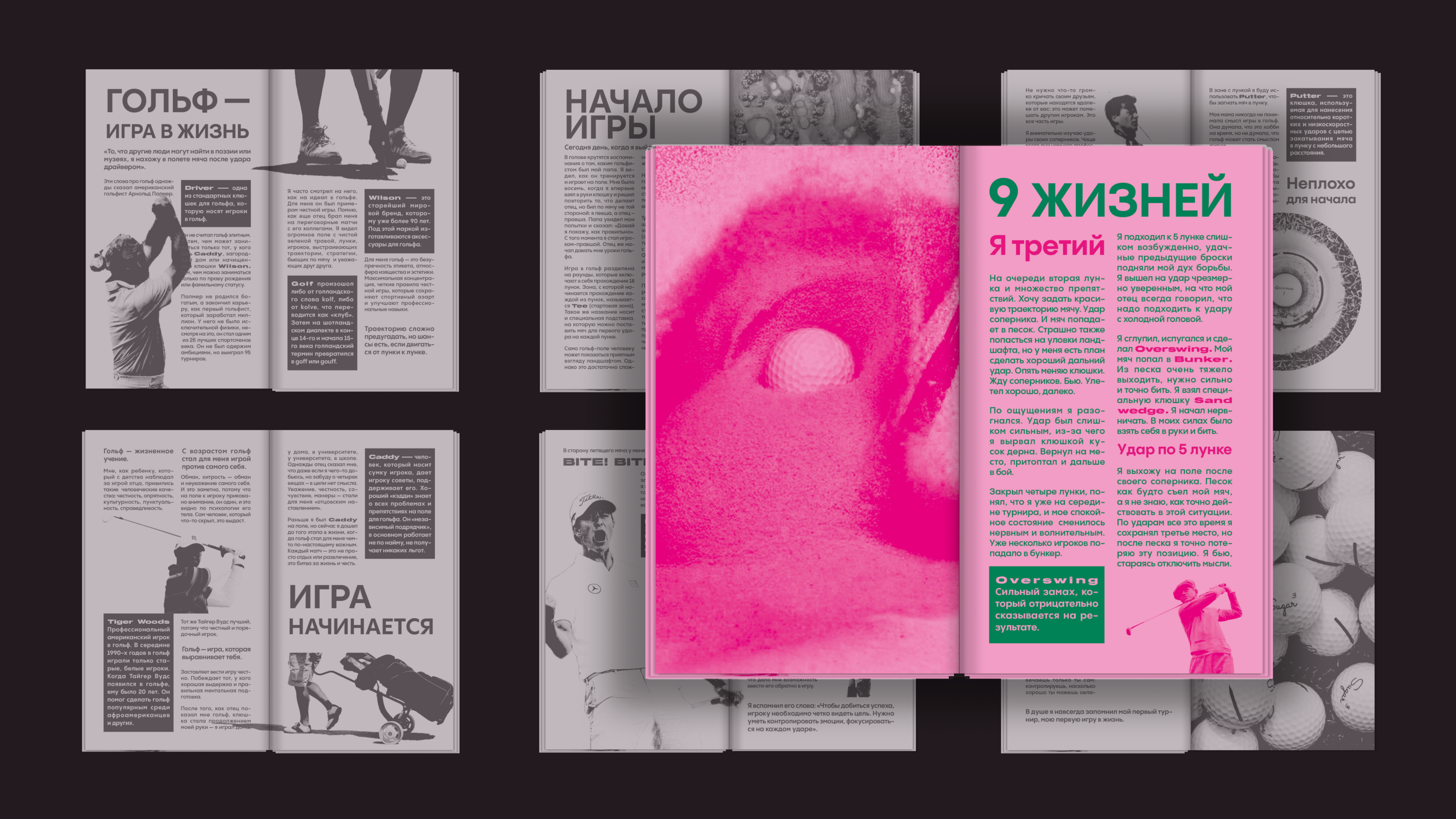 Визуальное исследование "GOLF" — Изображение №7 — Графика на Dprofile