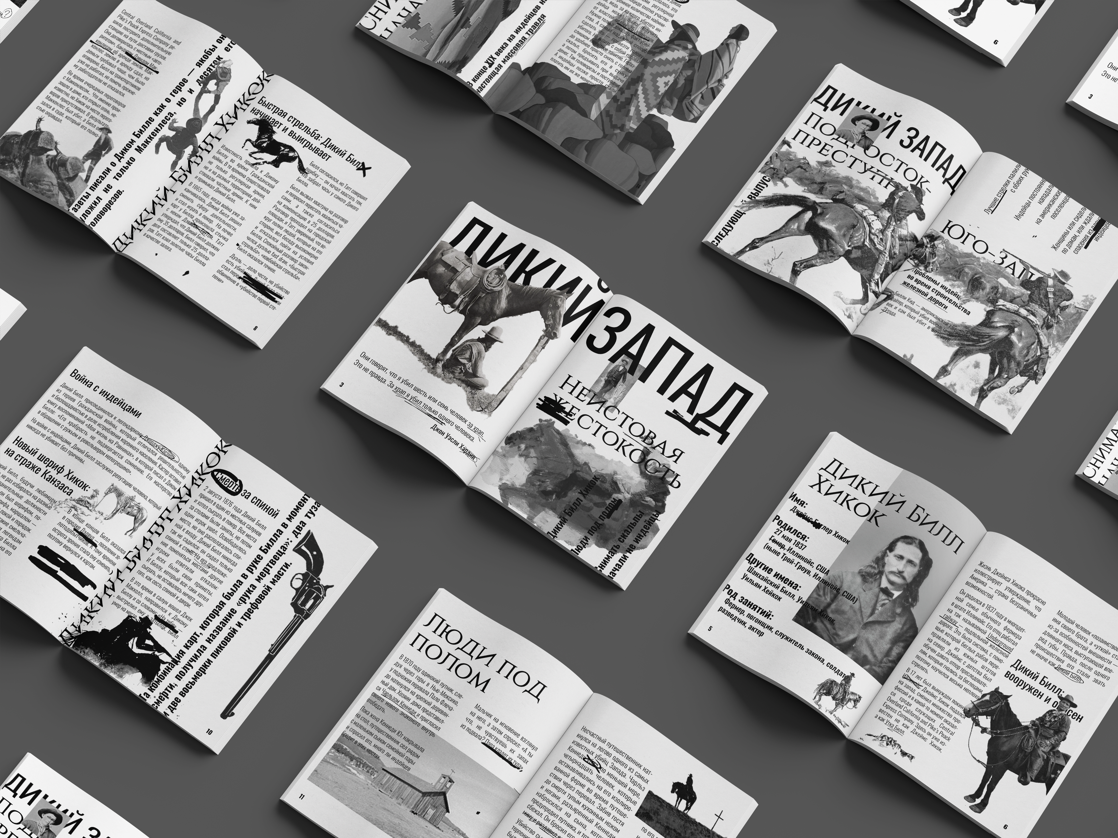 Журнал «Дикий Запад» — Изображение №1 — Графика на Dprofile