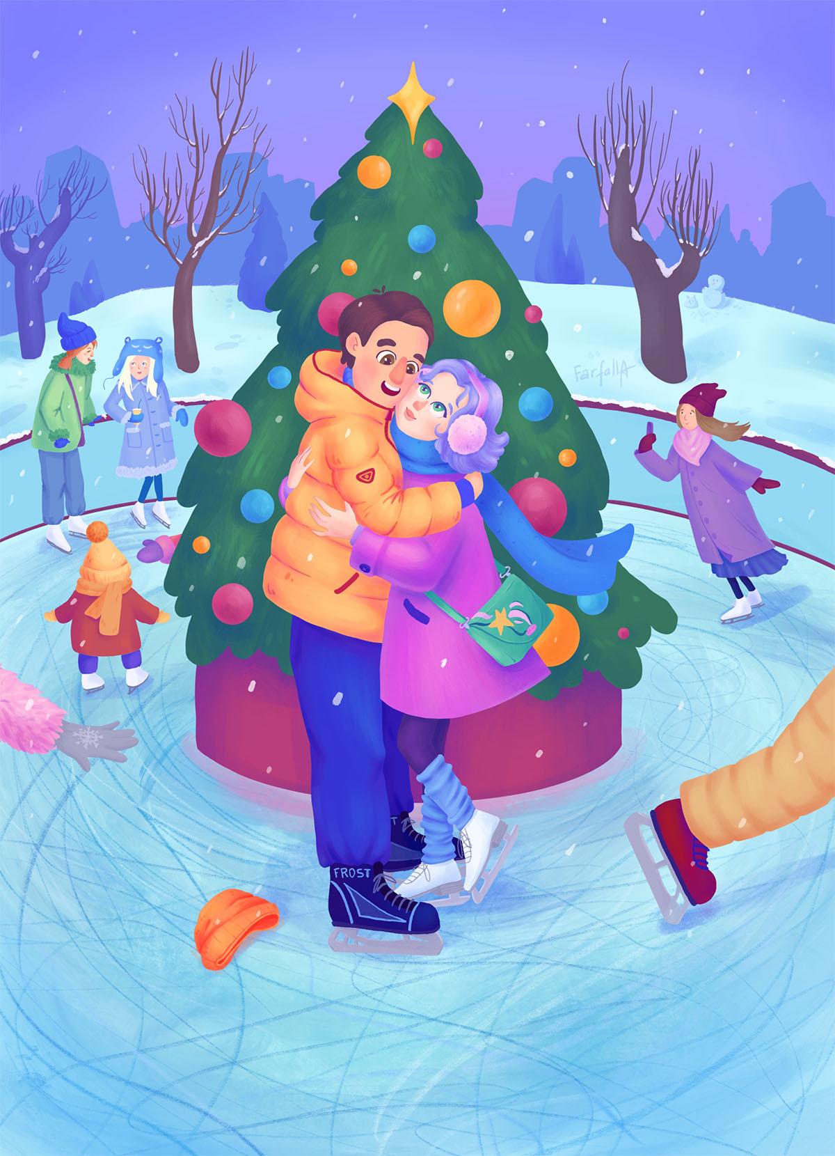 Новогодние иллюстрации — Изображение №3 — Иллюстрация, Графика на Dprofile