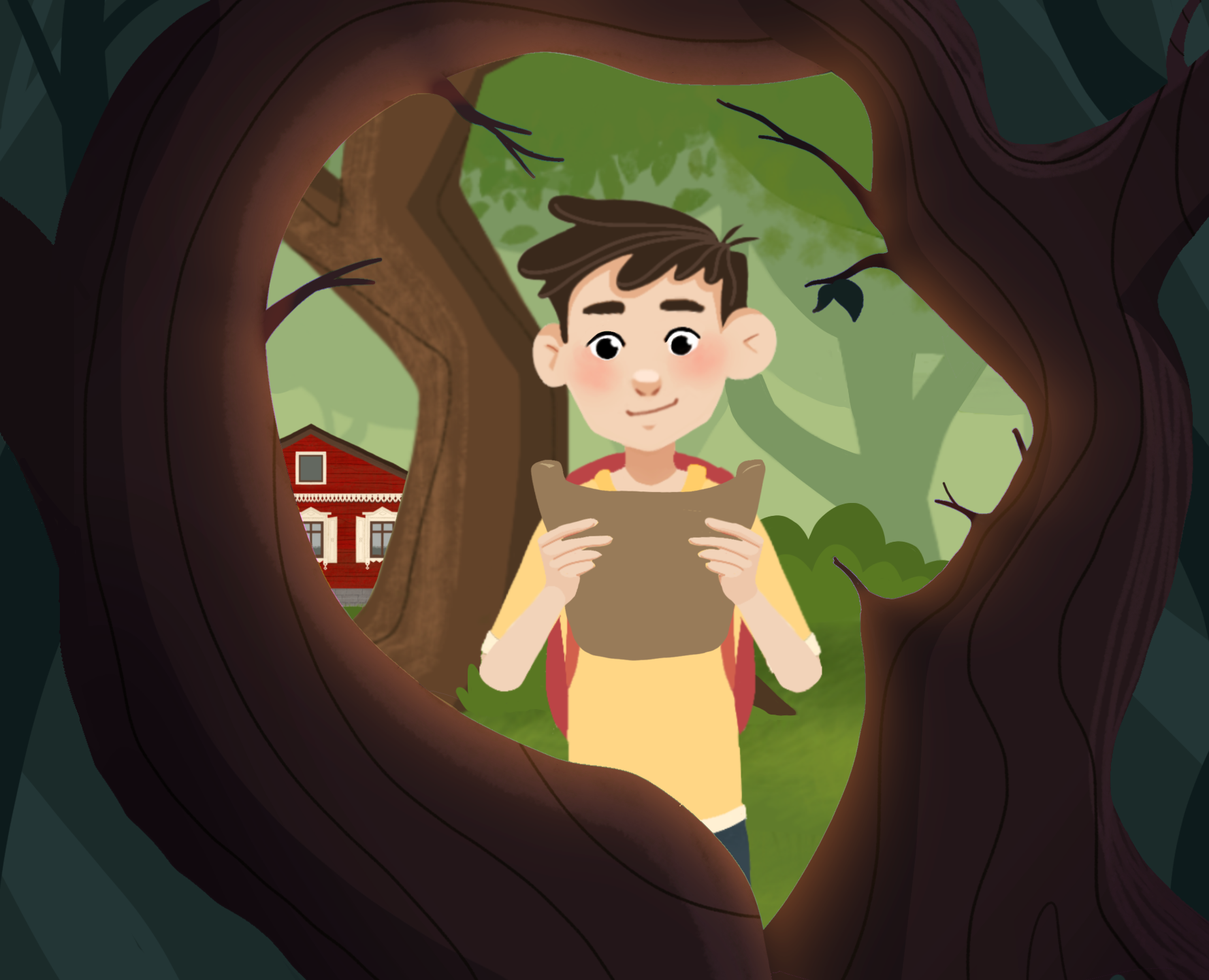 Концепт компьютерной игры "Тайна красного льва" — Иллюстрация, Анимация на Dprofile