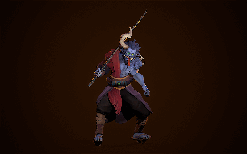 Game-Ready model "Oni" — Изображение №8 — 3D, Анимация на Dprofile