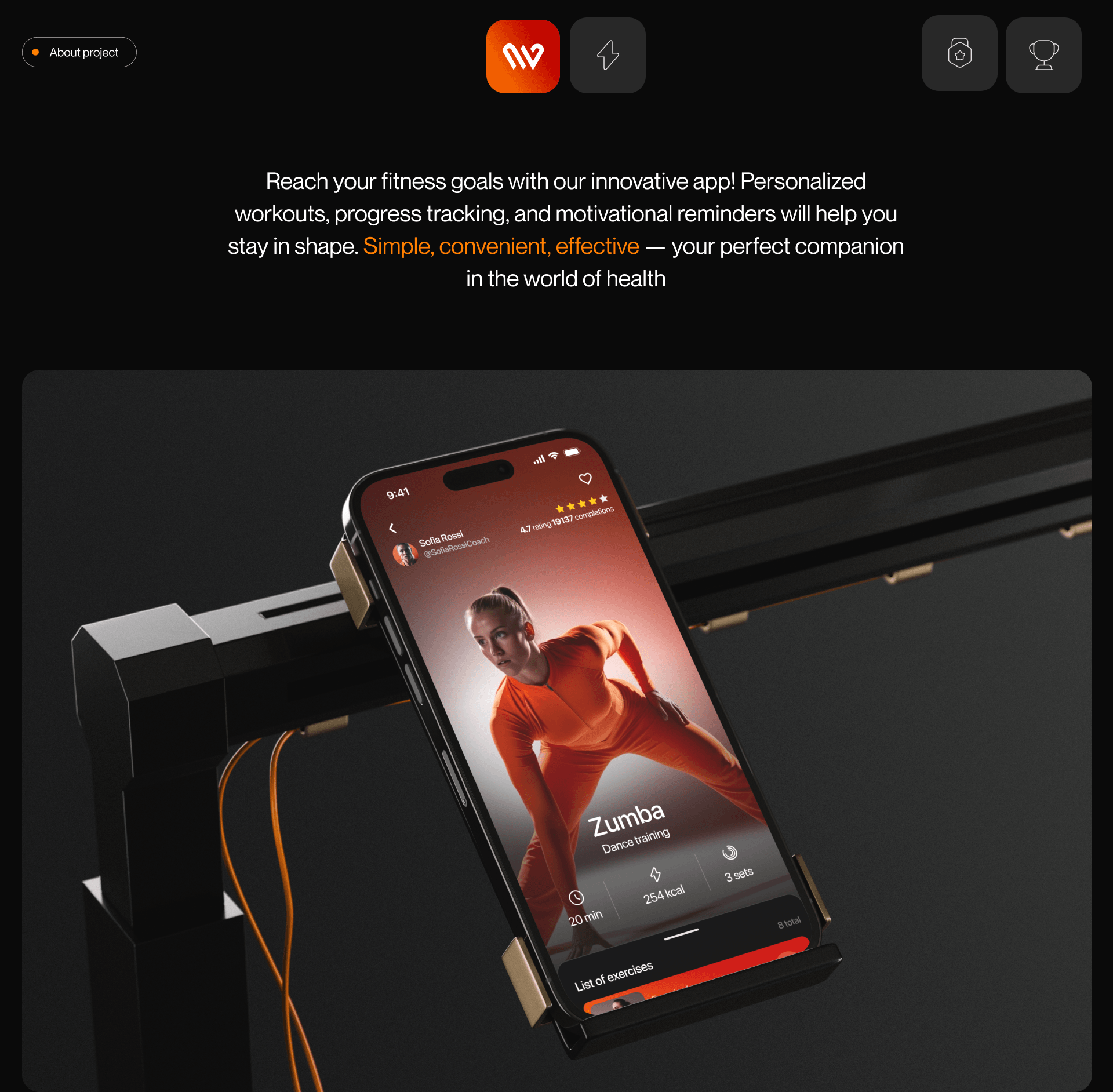 Fitness app user interface — Изображение №2 — Интерфейсы на Dprofile