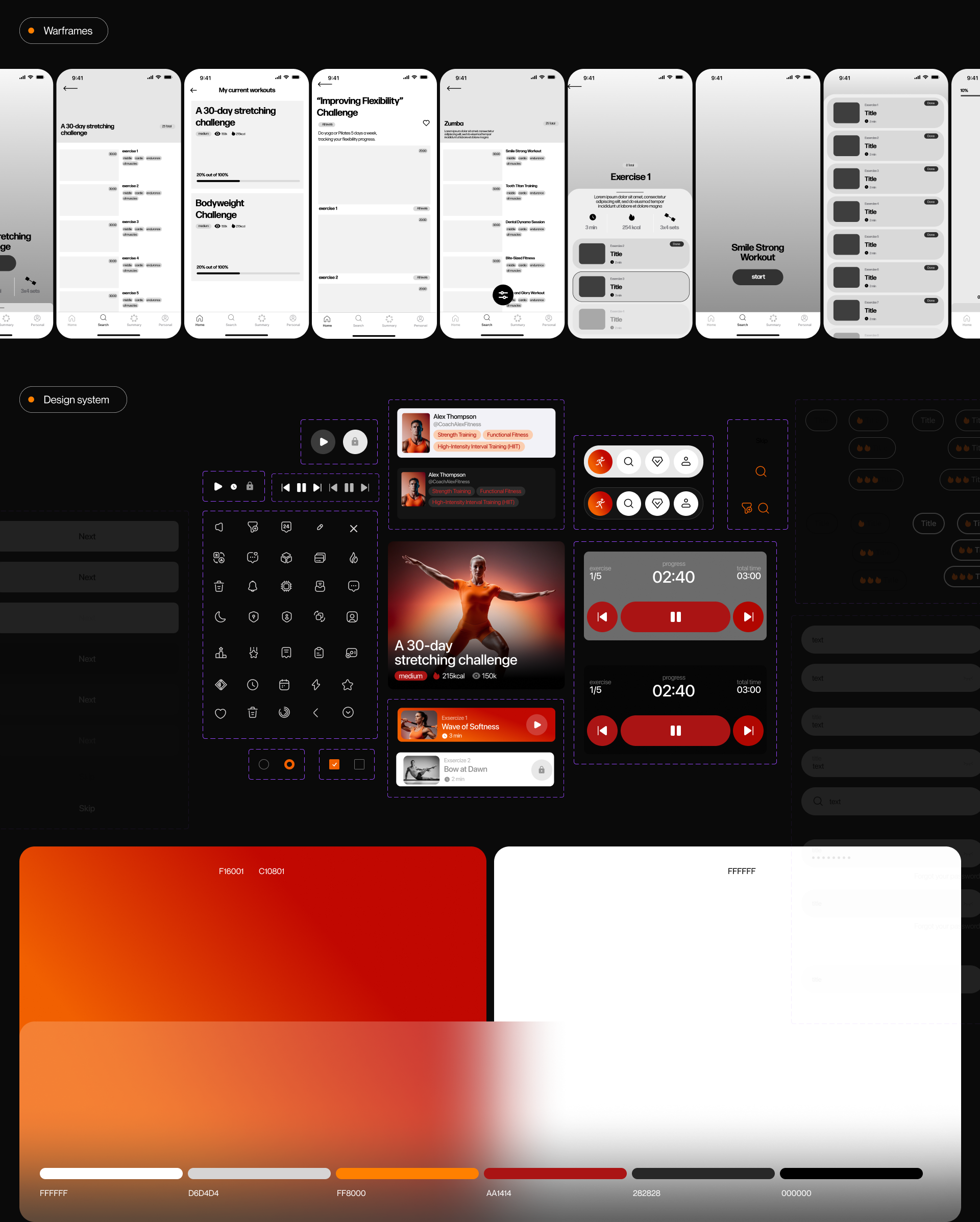Fitness app user interface — Изображение №8 — Интерфейсы на Dprofile