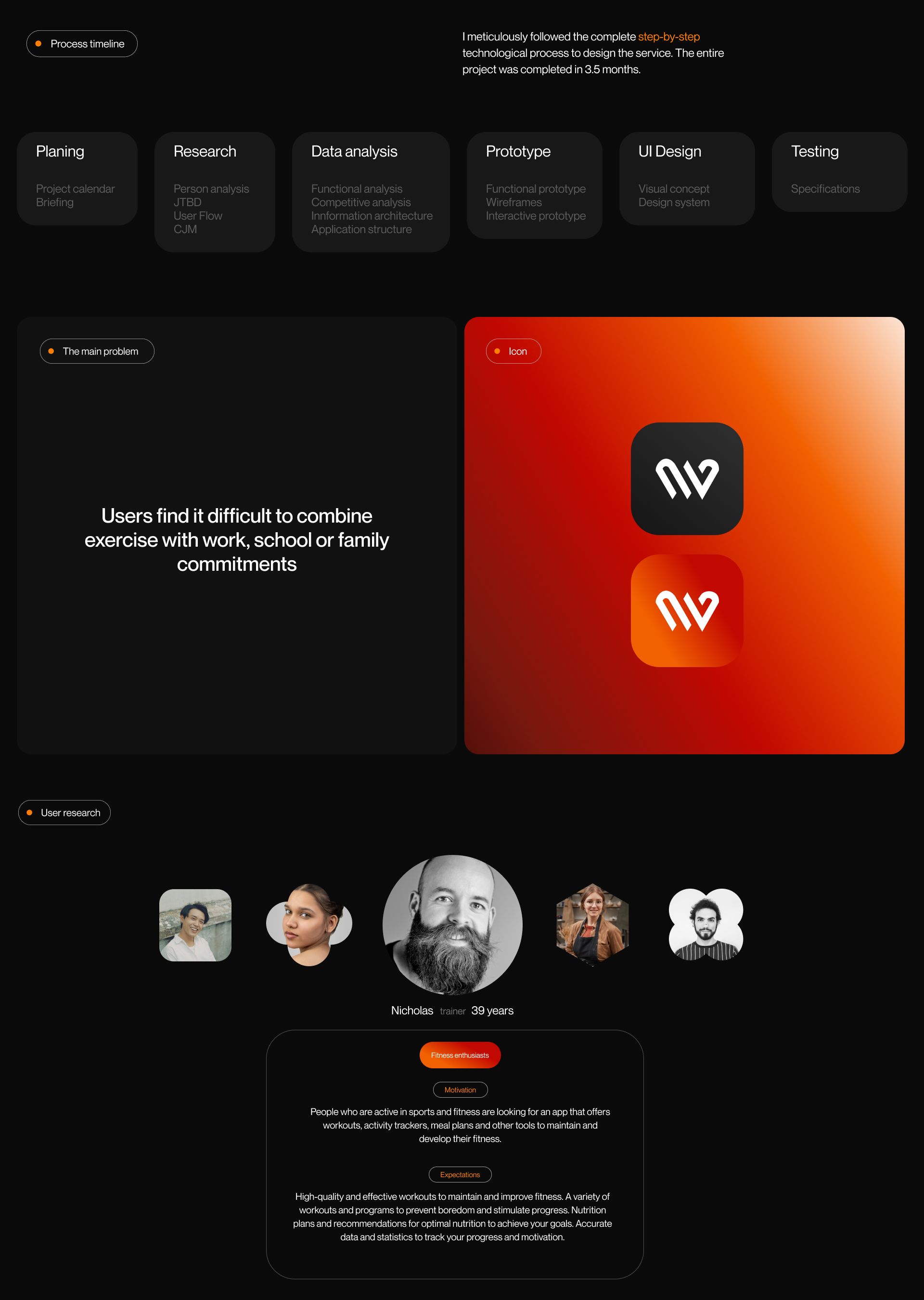 Fitness app user interface — Изображение №3 — Интерфейсы на Dprofile