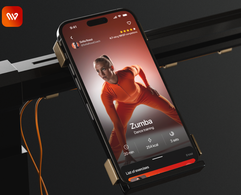 Fitness app user interface — Интерфейсы на Dprofile
