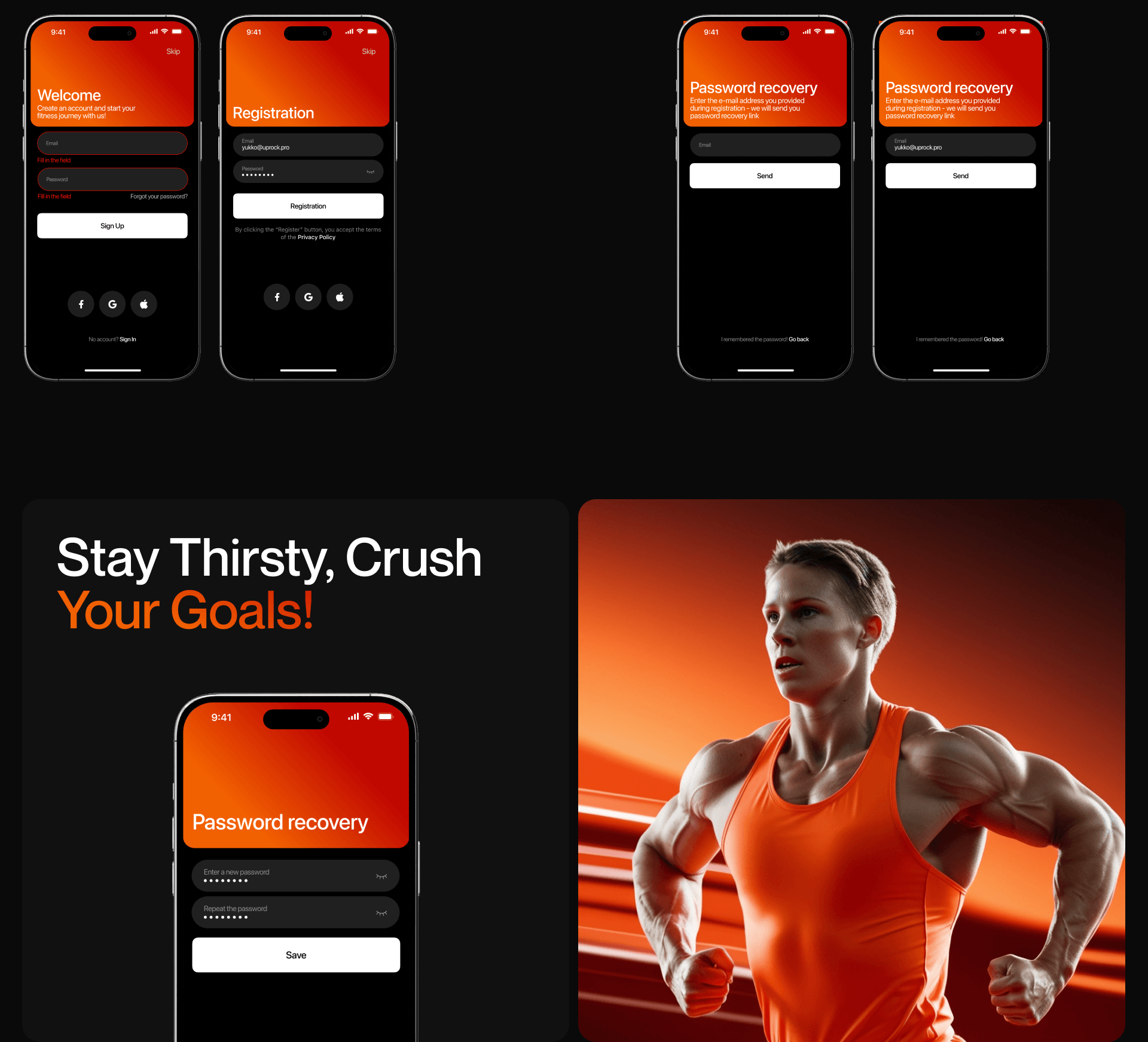 Fitness app user interface — Изображение №6 — Интерфейсы на Dprofile