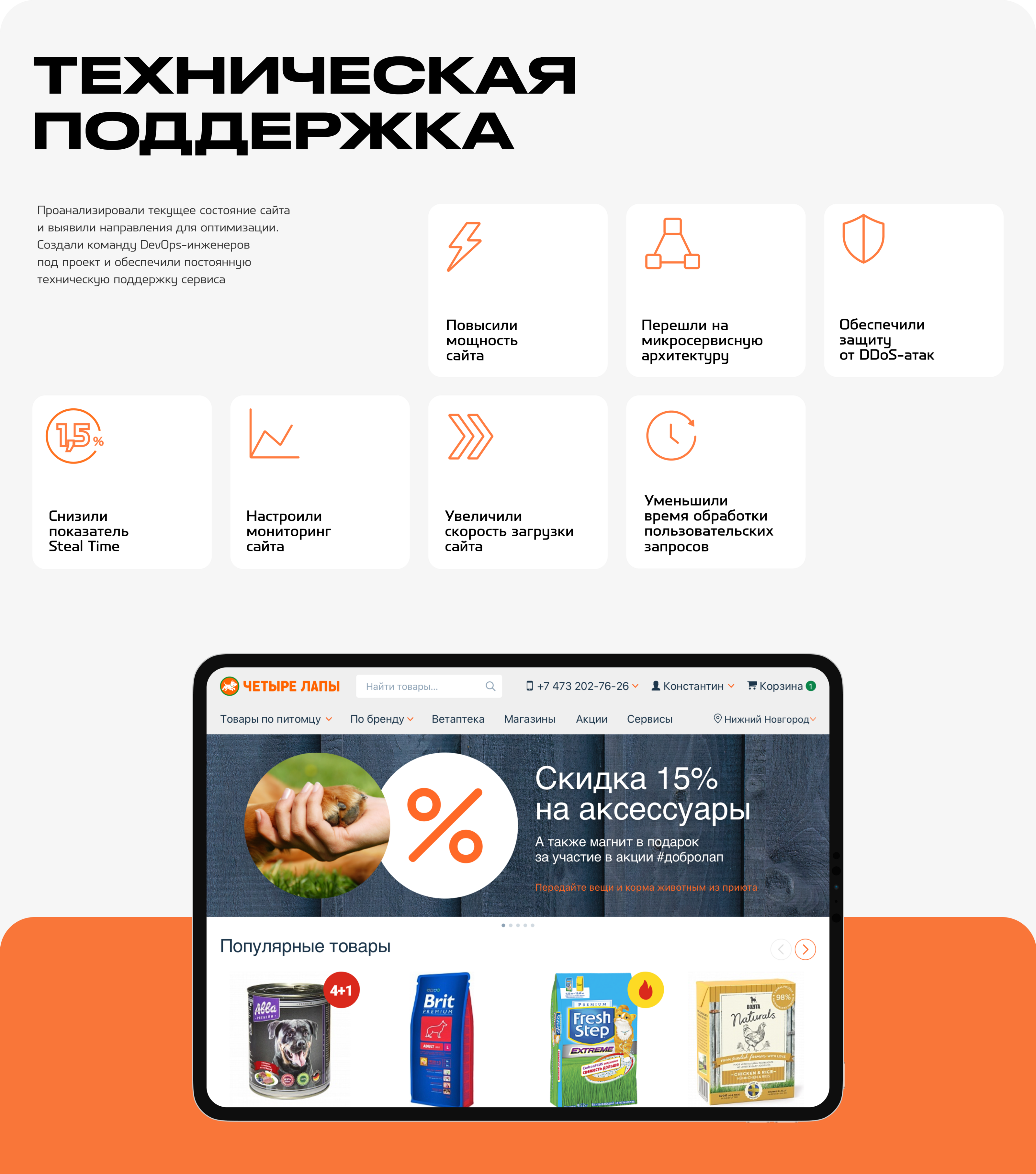 Интернет-магазин «Четыре лапы» — Изображение №3 — Интерфейсы на Dprofile