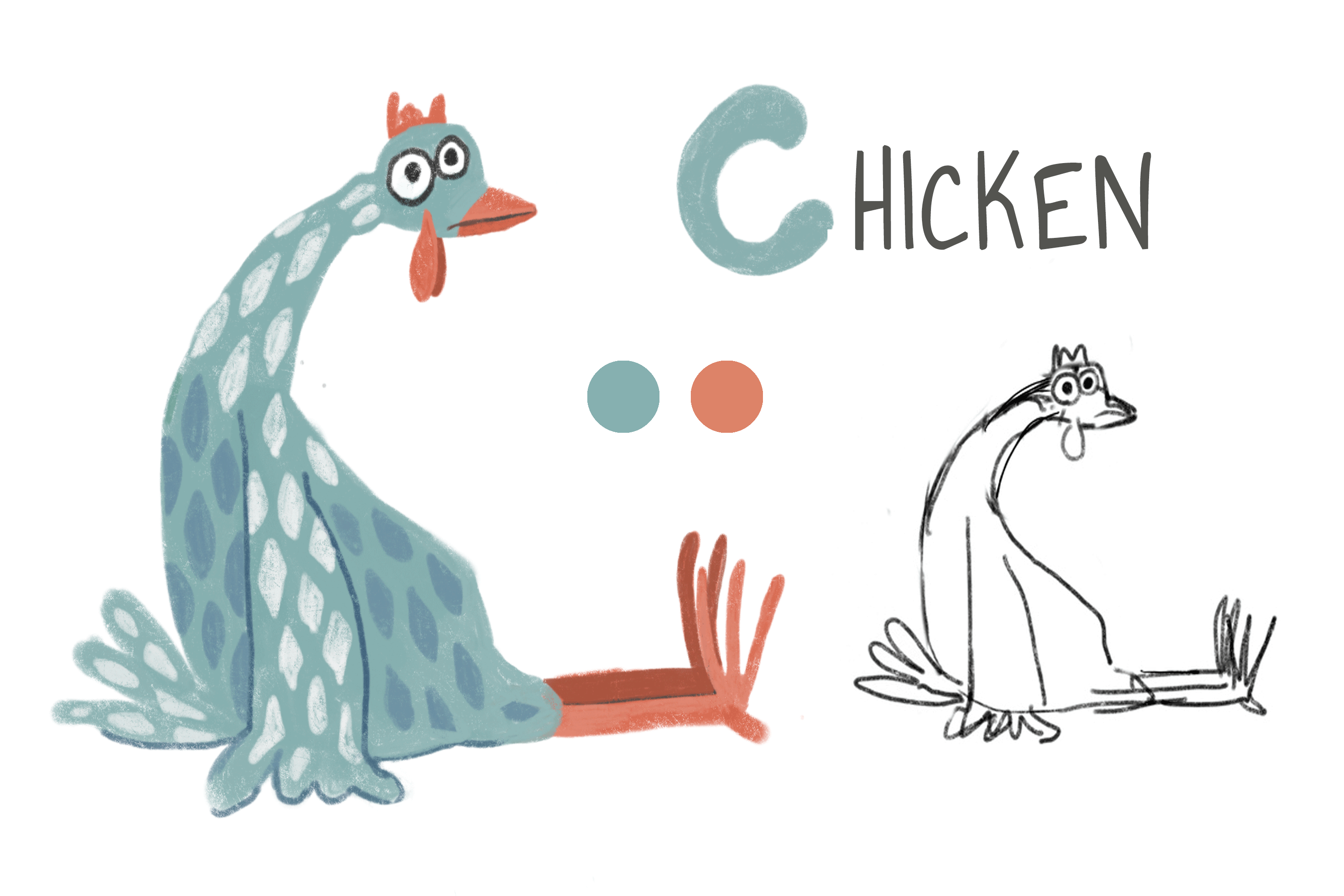 English animal alphabet — Изображение №7 — Иллюстрация, Графика на Dprofile