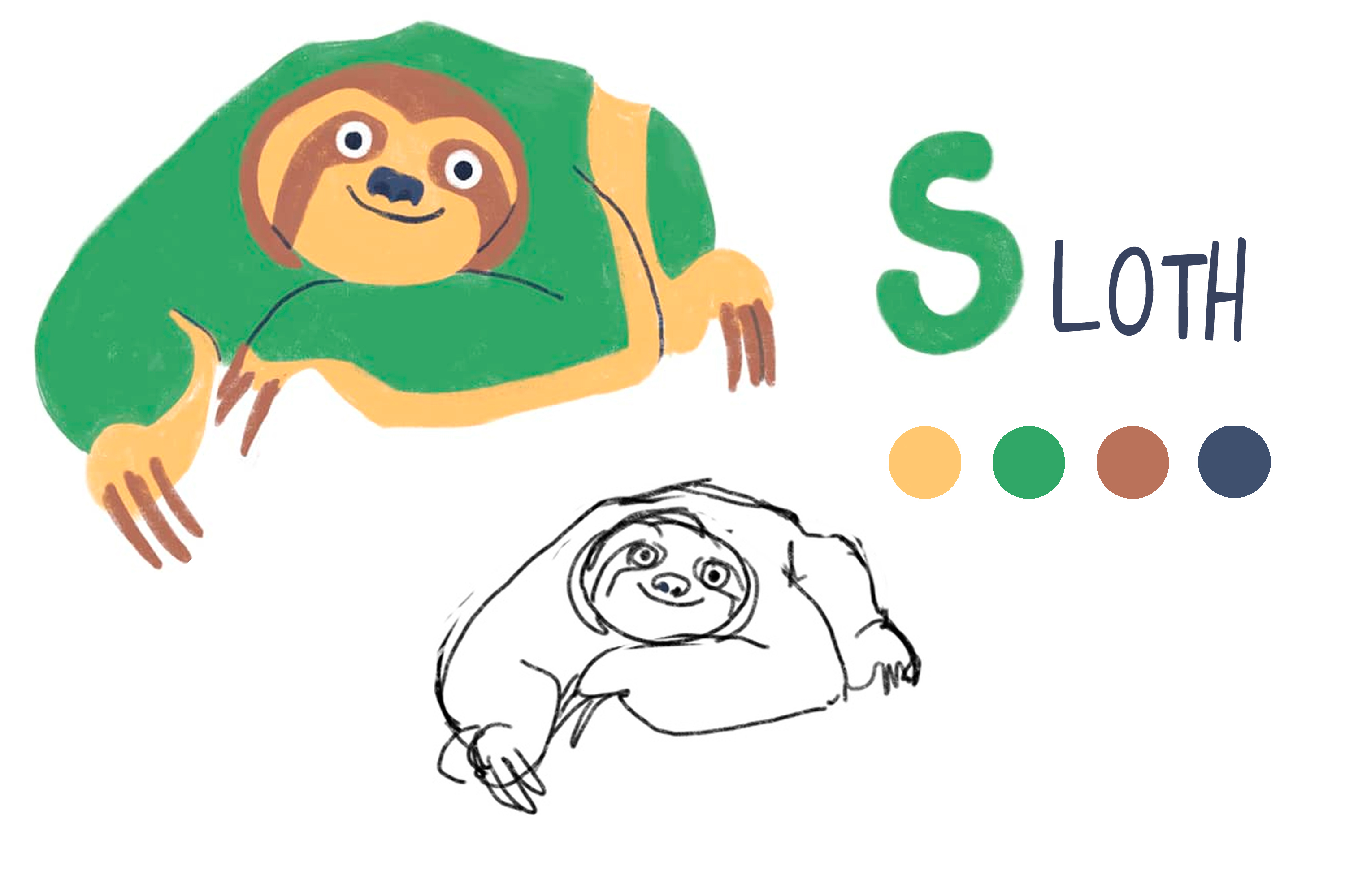 English animal alphabet — Изображение №10 — Иллюстрация, Графика на Dprofile