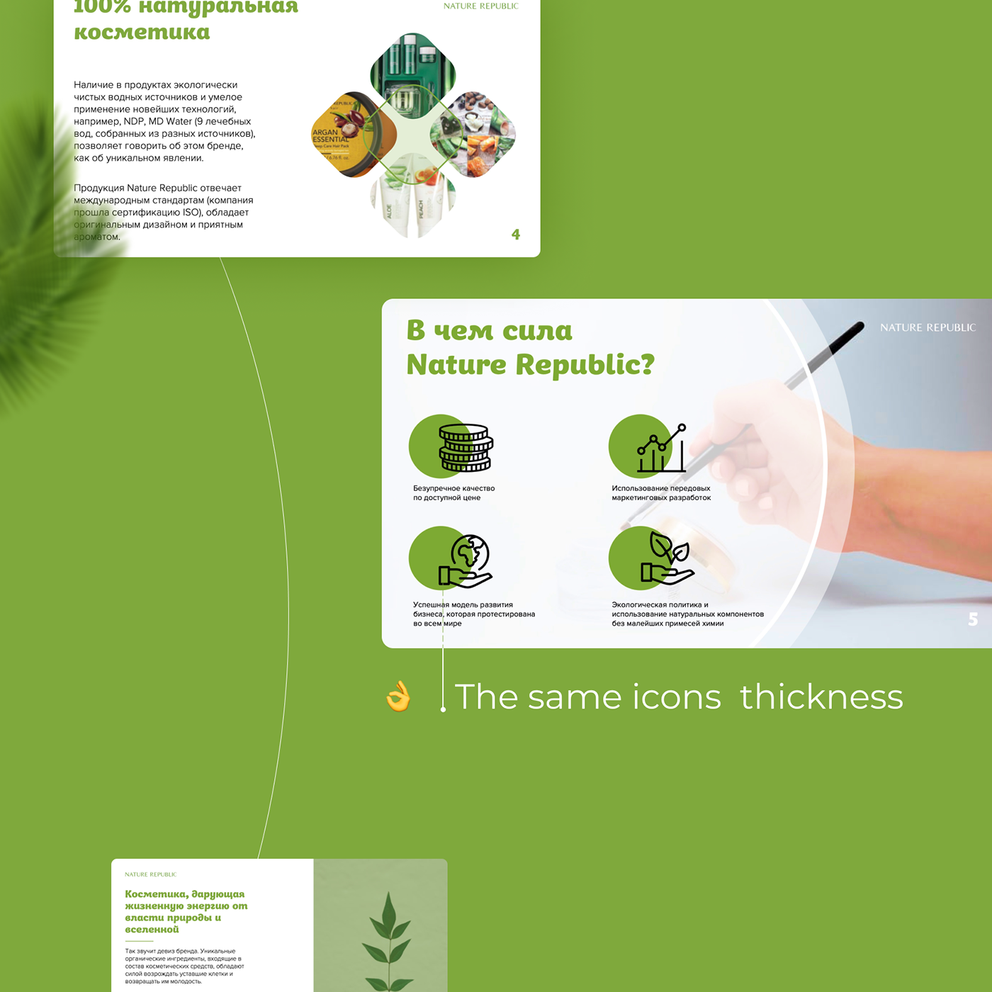 Nature Republic — PowerPoint presentation — Изображение №5 — Брендинг, Графика на Dprofile